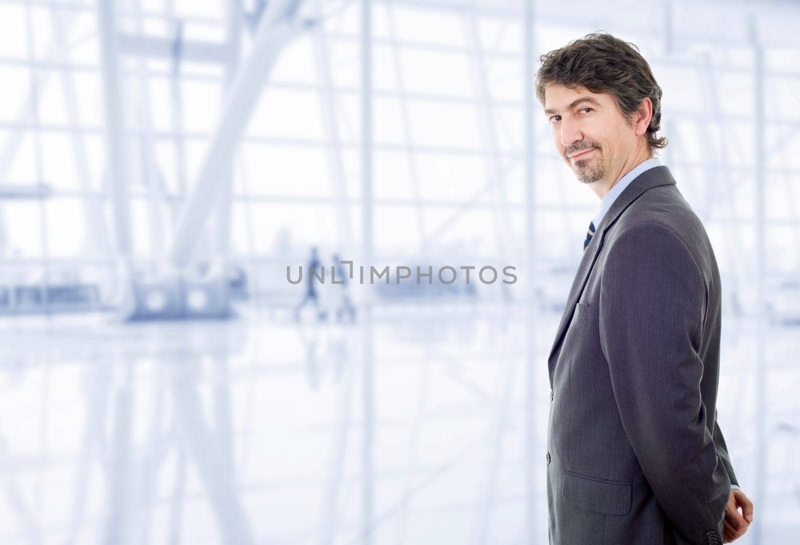 young business man portrait at the office