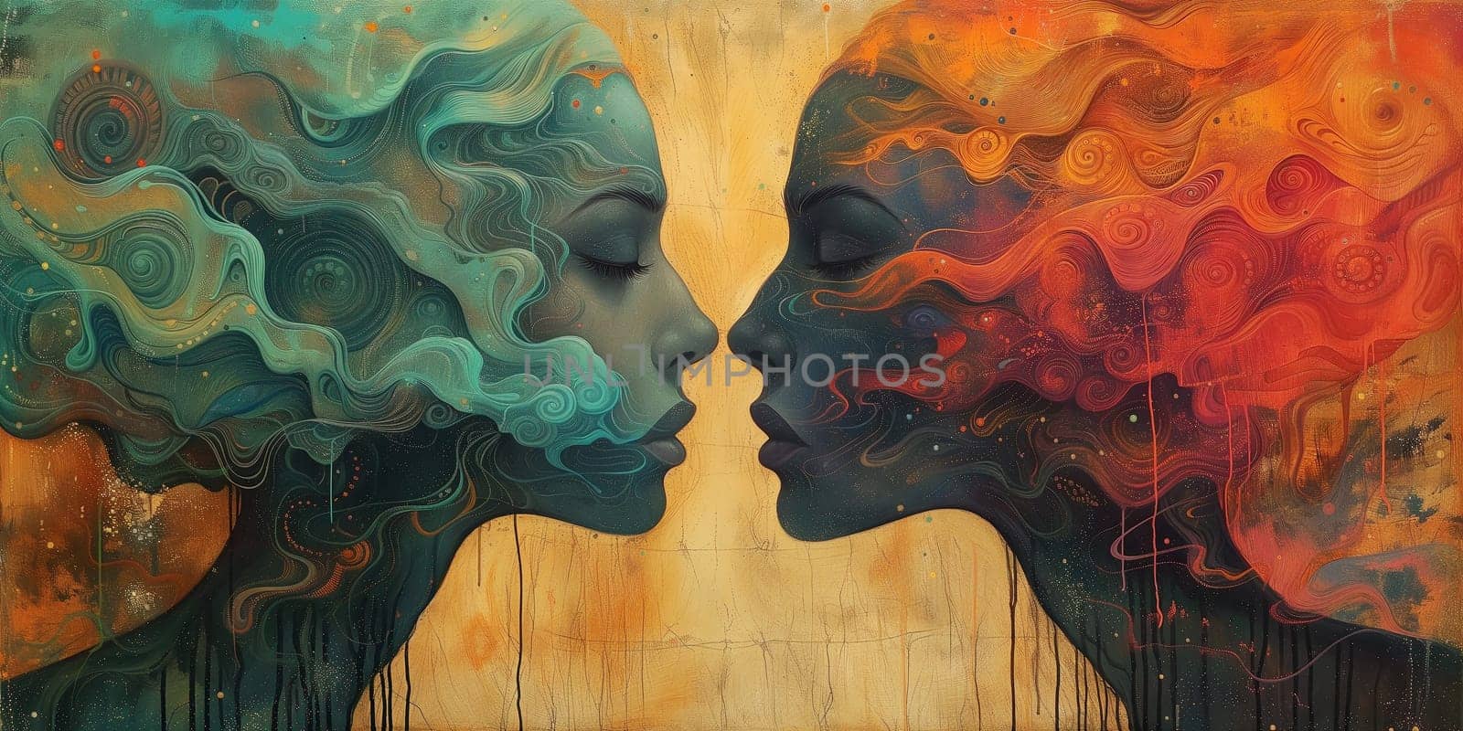 Telepathic communication human mind, communitcation, visualizing of thoughts, meditation, consciousness and healing, mental health, brain waves