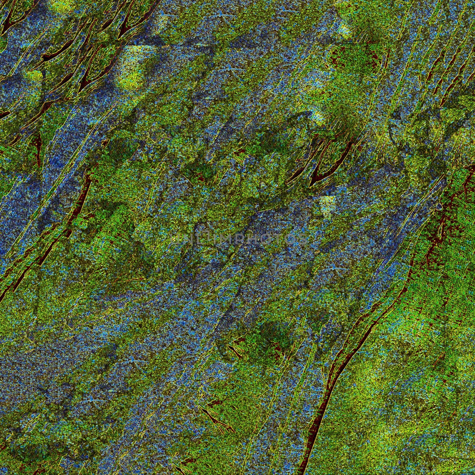 Grunge colorful background with spots and scratches in a green tone