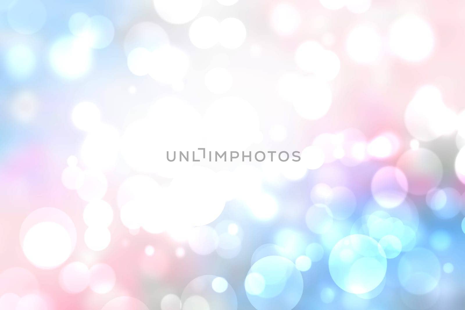 Abstract blurred vivid spring summer light delicate pastel blue orange yellow bokeh background texture with bright soft color circles. Card concept. Beautiful backdrop illustration.