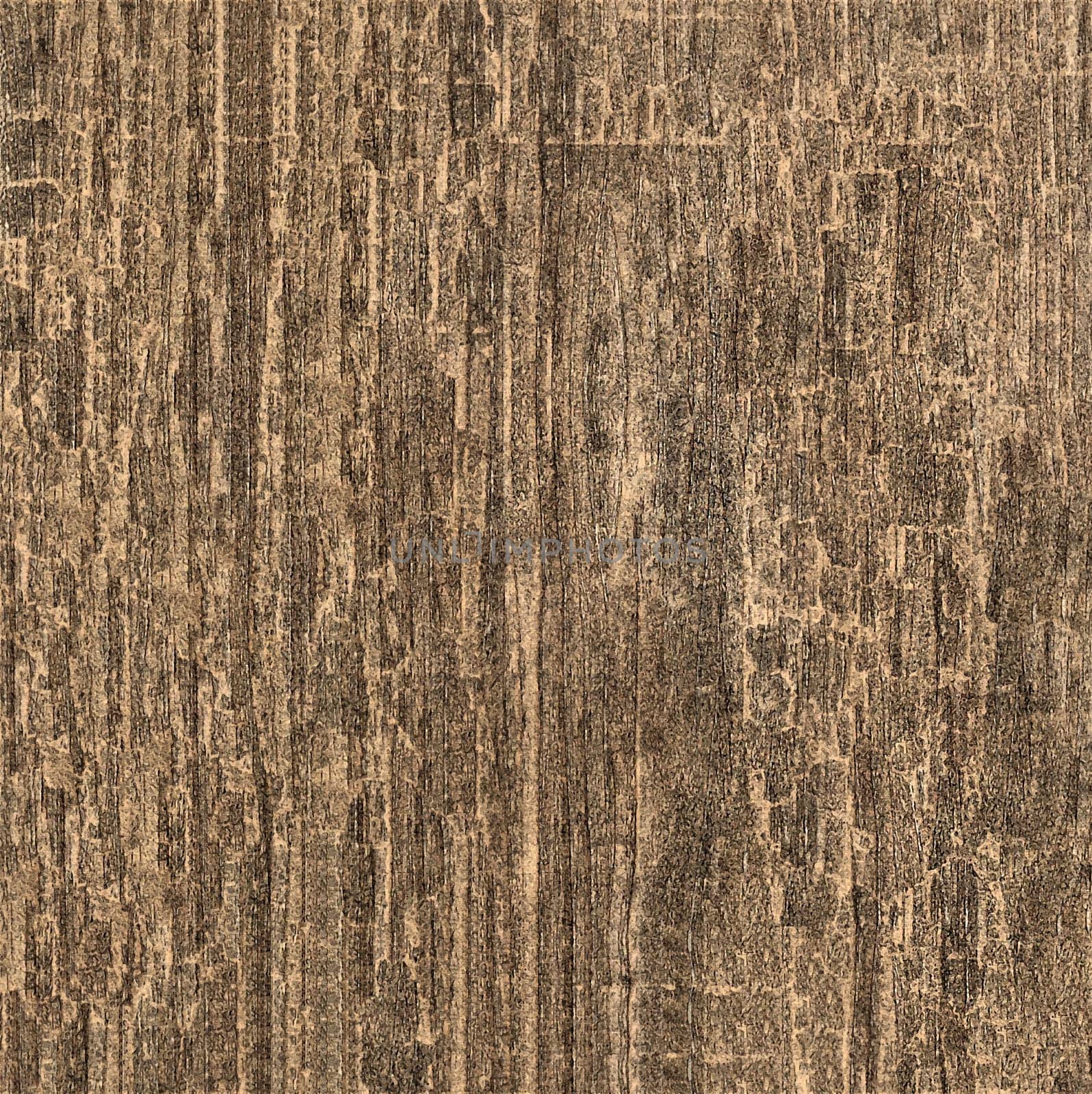 Abstract background with brown wood panel texture with vertical stripes close-up