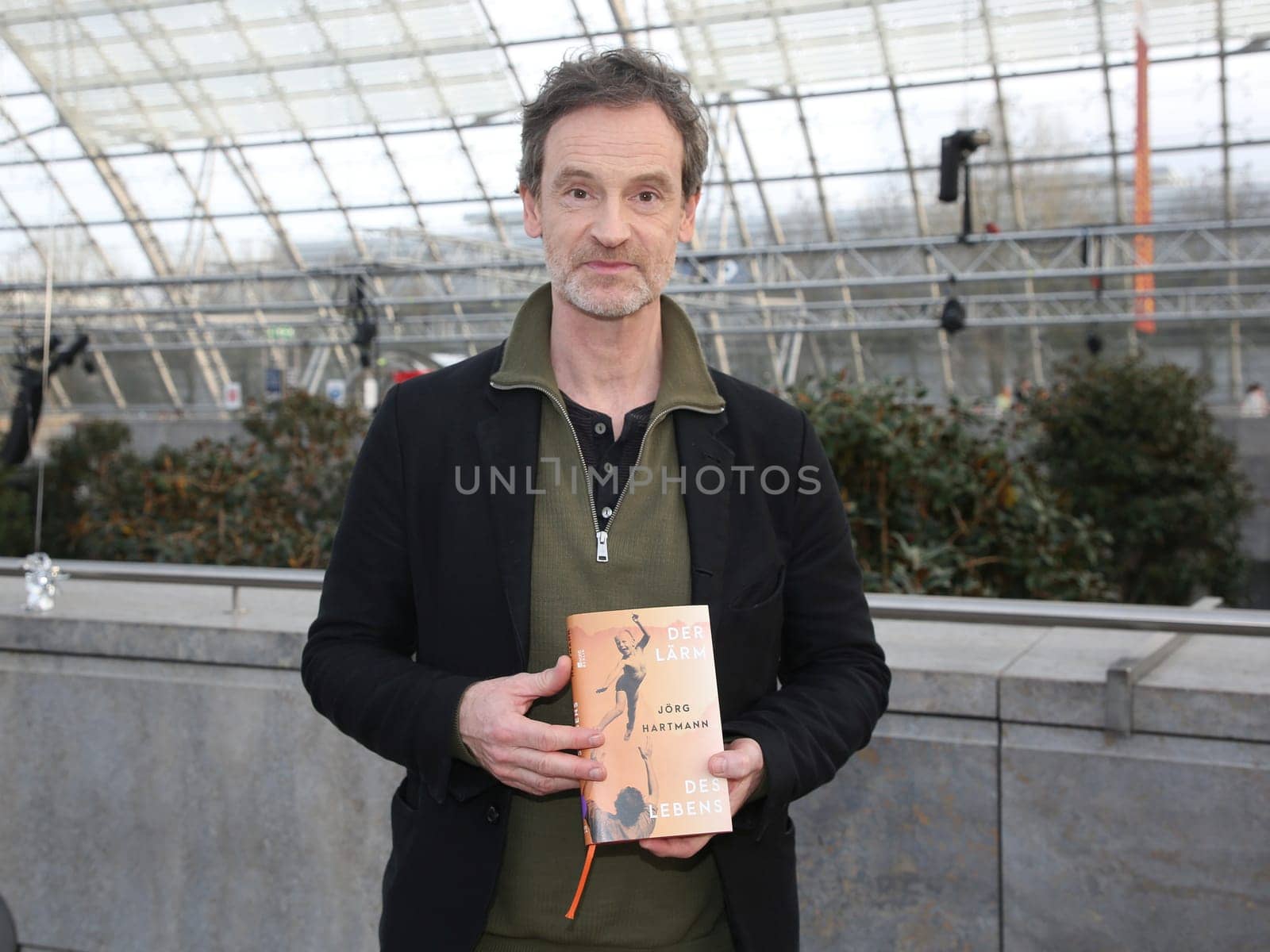 deutscher Schauspieler Jörg Hartmann auf der Leipziger Buchmesse 2024 am 21.03.2024