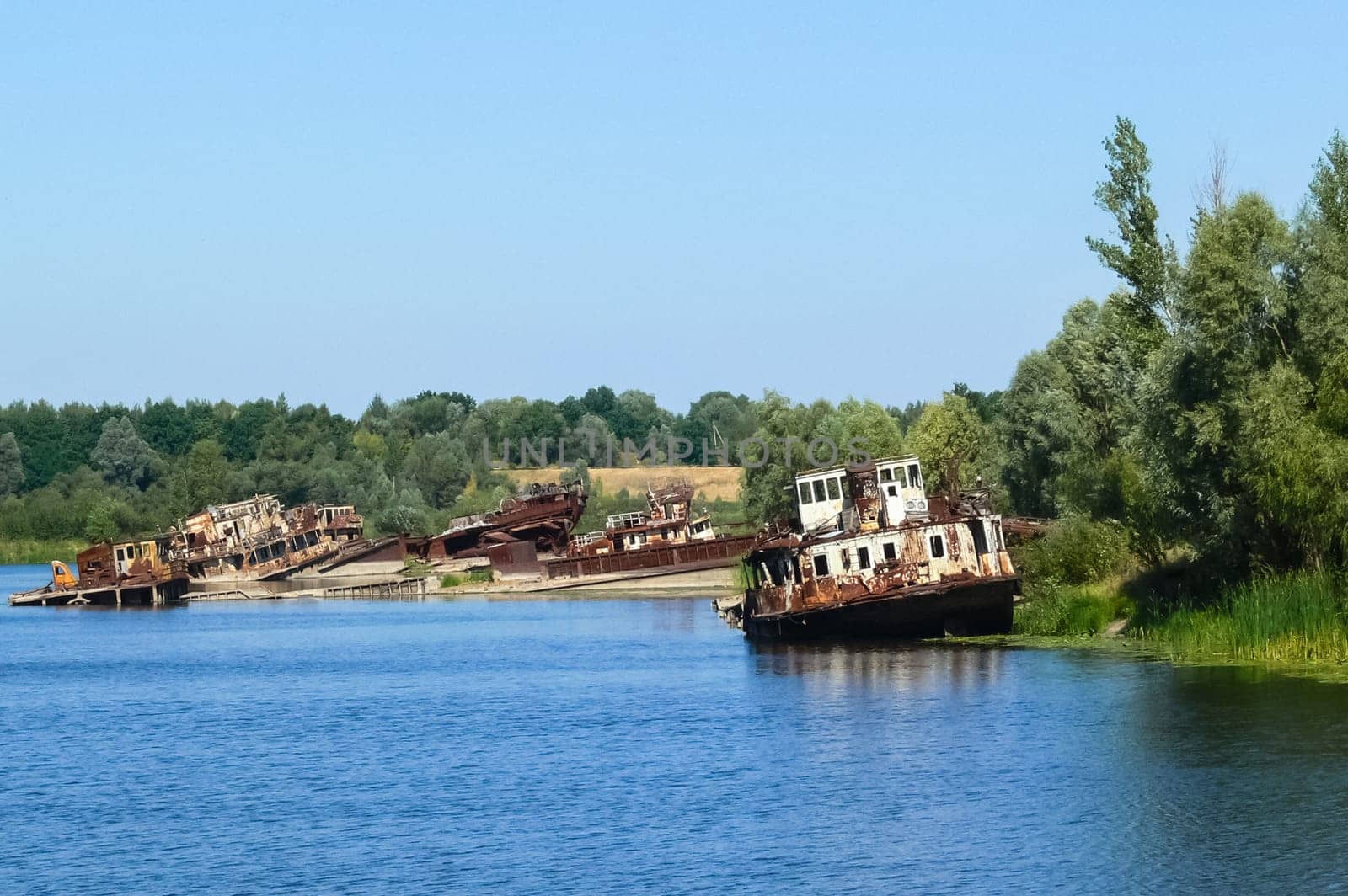 Pripyat, the exclusion zone of the Chernobyl disaster.