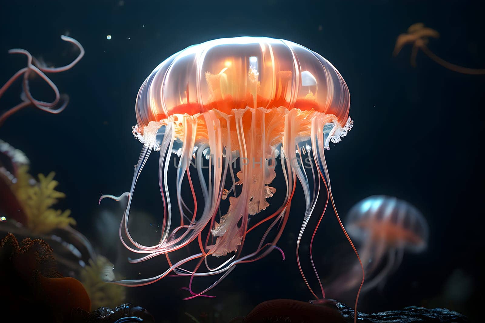 marco medusa jellyfish with translucent bell