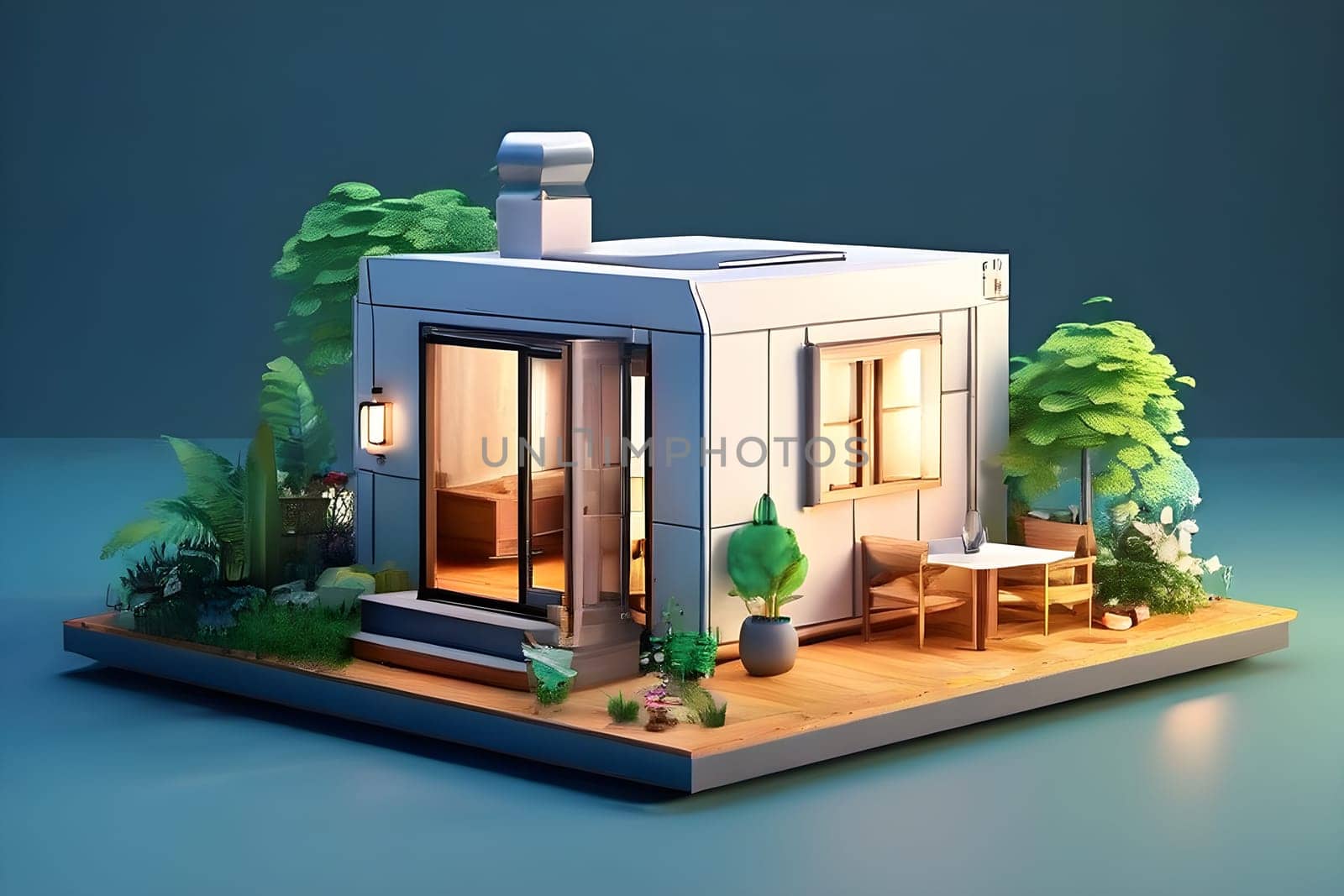 eco friendly tiny house concept