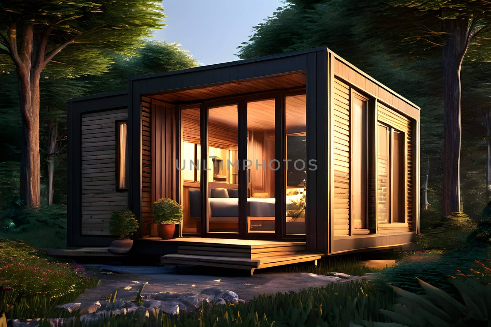 eco friendly tiny house concept