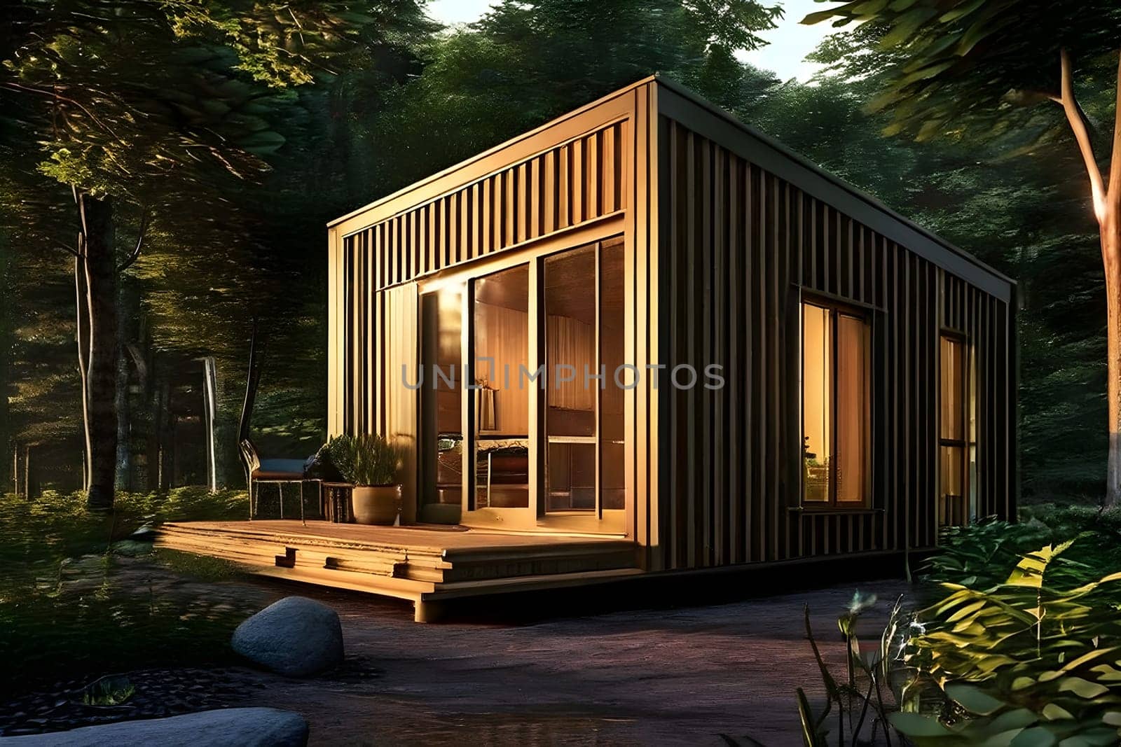 eco friendly tiny house concept