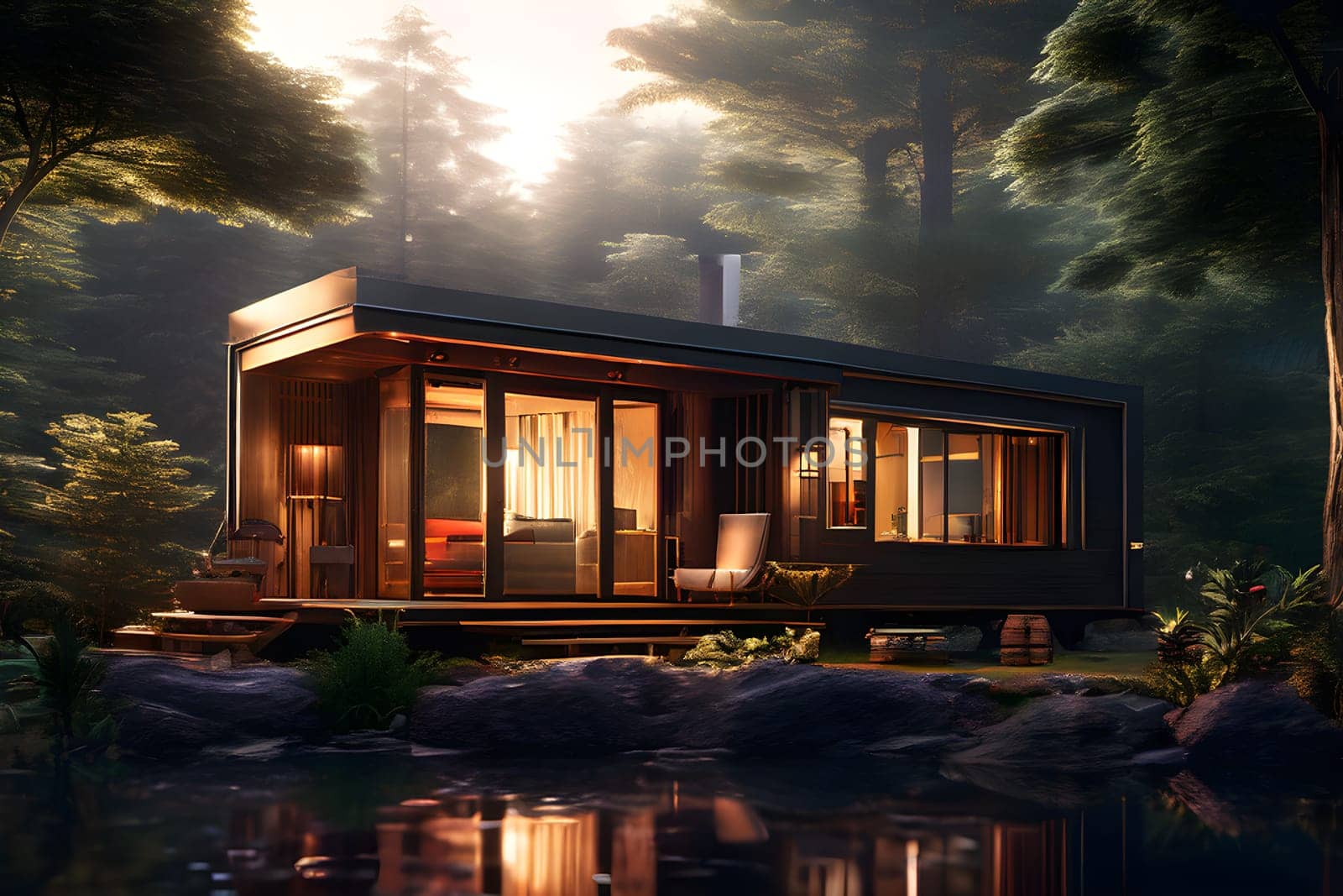 eco friendly tiny house concept
