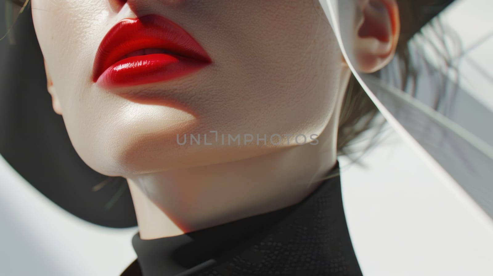 Modern style artistic portrait. Created using AI generated technology and image editing software.