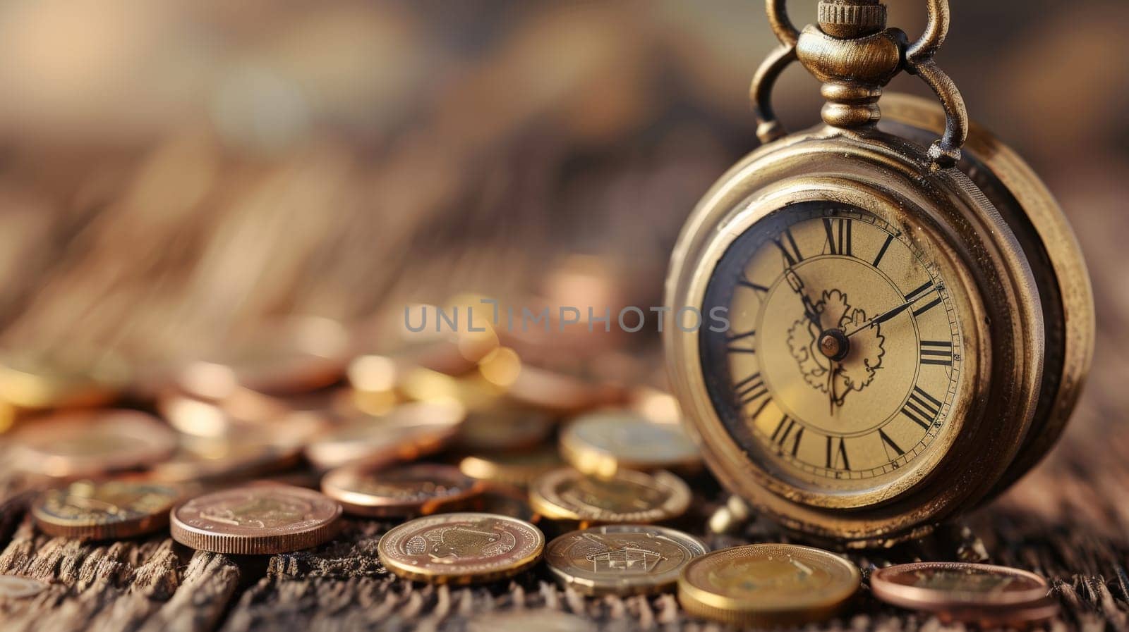 In this thought-provoking image, the phrase 'Time is Money' is visually depicted through a symbolic representation, emphasizing the intrinsic link between time management and financial success. The image serves as a reminder of the invaluable nature of time in the realm of business and personal finance.