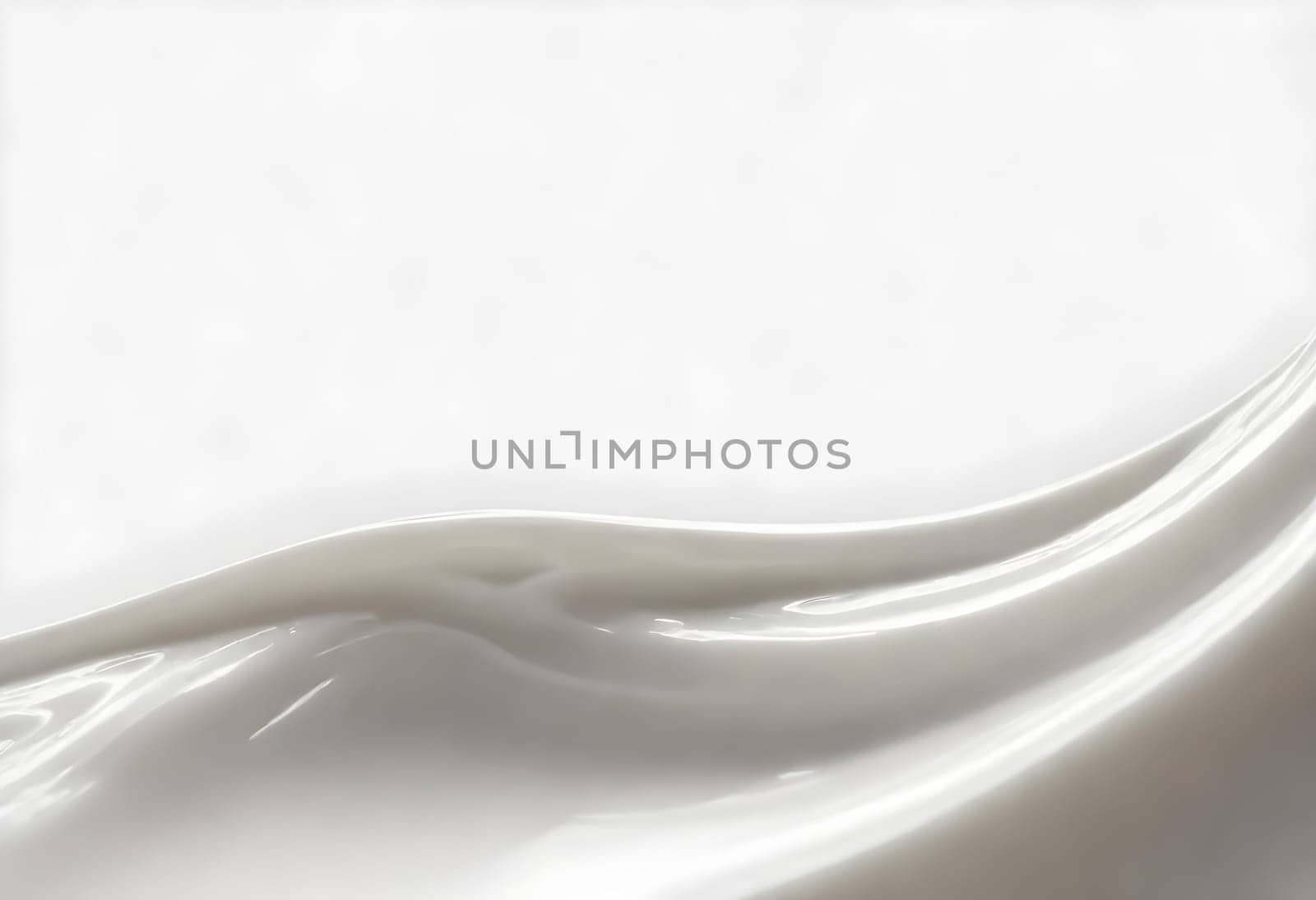 AI generated of a splash of white milk isolated