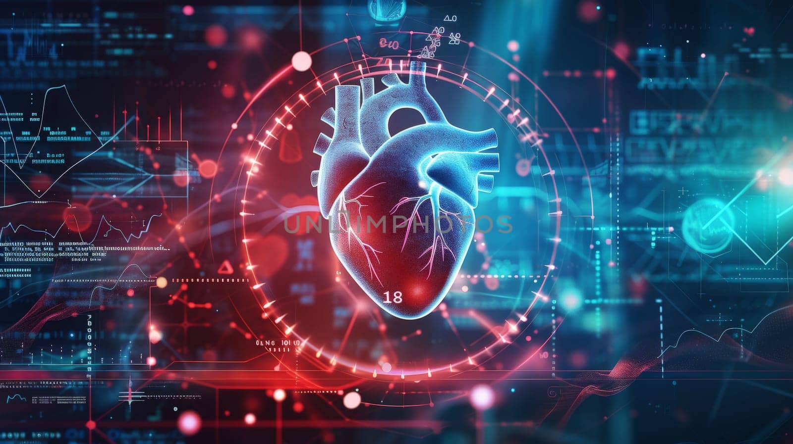 Immerse yourself in the world of cutting-edge medical technology with this captivating image of a pulsating heart set against a backdrop of futuristic medical equipment. Illustrating the intersection of healthcare services and advanced medical technology, this image embodies the essence of modern healthcare innovation.