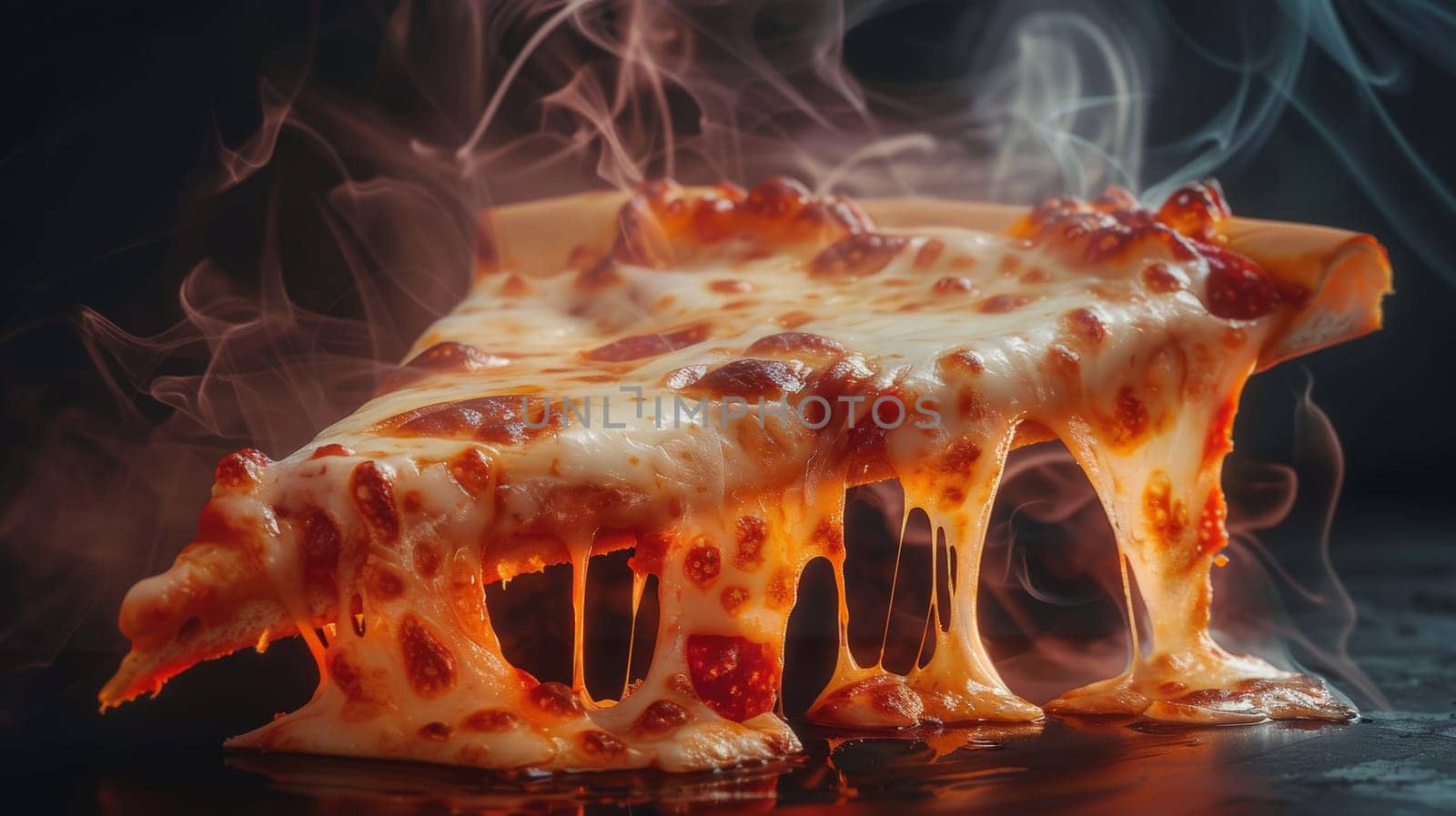 Indulge in the mouthwatering allure of a freshly baked Italian pizza slice, topped with gooey, melted cheese, and savory ingredients. This appetizing treat promises a burst of flavor with every bite, satisfying cravings and igniting the senses.