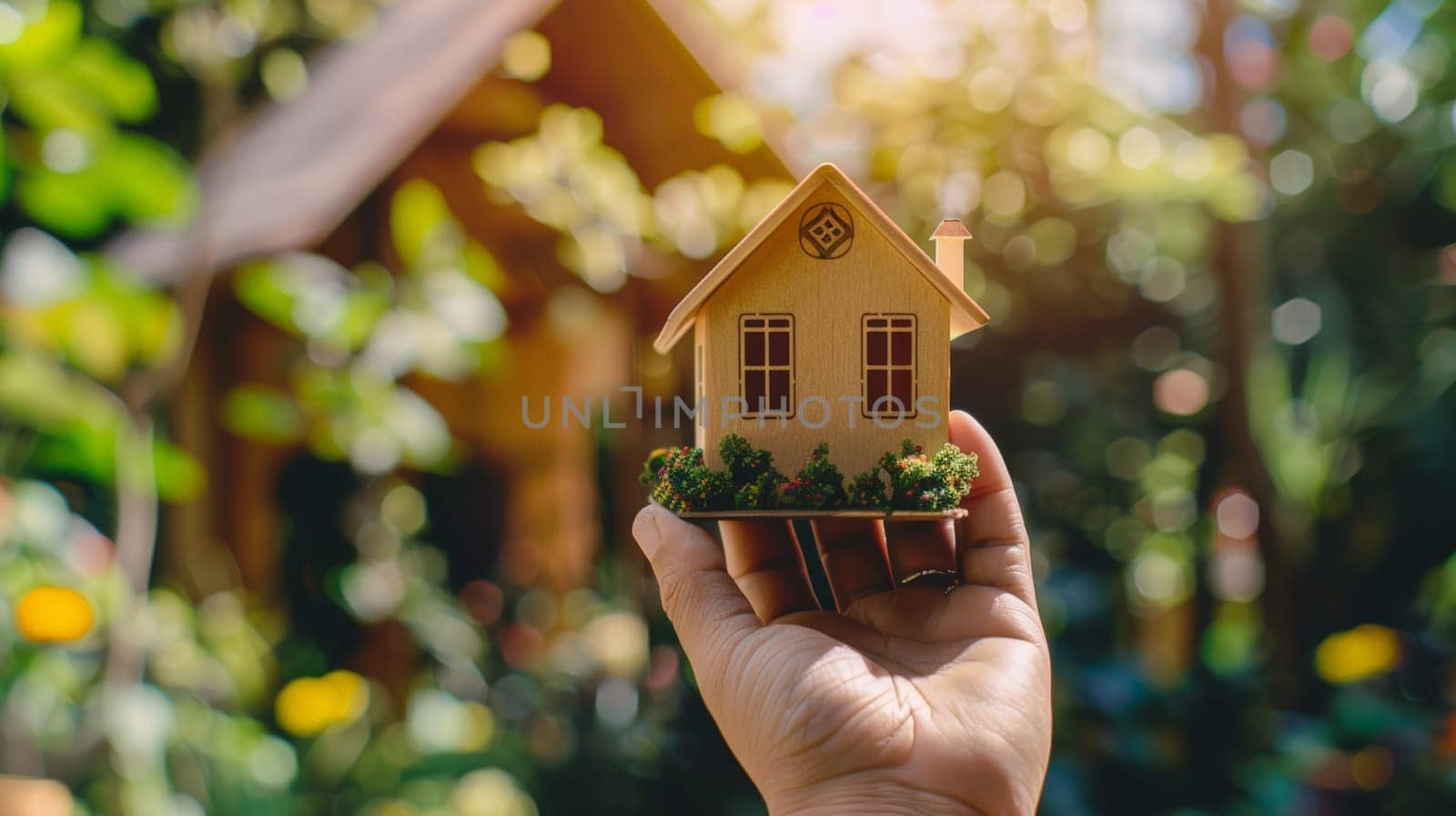 In this evocative image, a human hand delicately cradles a miniature house, symbolizing the aspirations of homeownership and the importance of property insurance. This concept encapsulates the essence of securing one's dream home, offering reassurance and protection in the face of uncertainties. Whether it's for mortgage purposes or safeguarding against unforeseen risks, this image speaks volumes about the significance of home insurance.