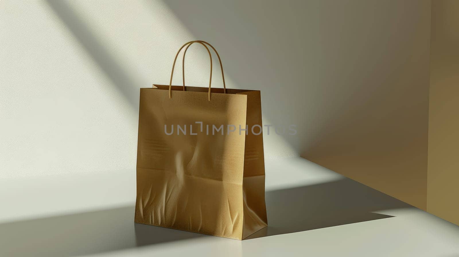 Explore the elegance of product presentation with our meticulously crafted paper bag mockup photography, showcasing a perfect blend of simplicity and sophistication.