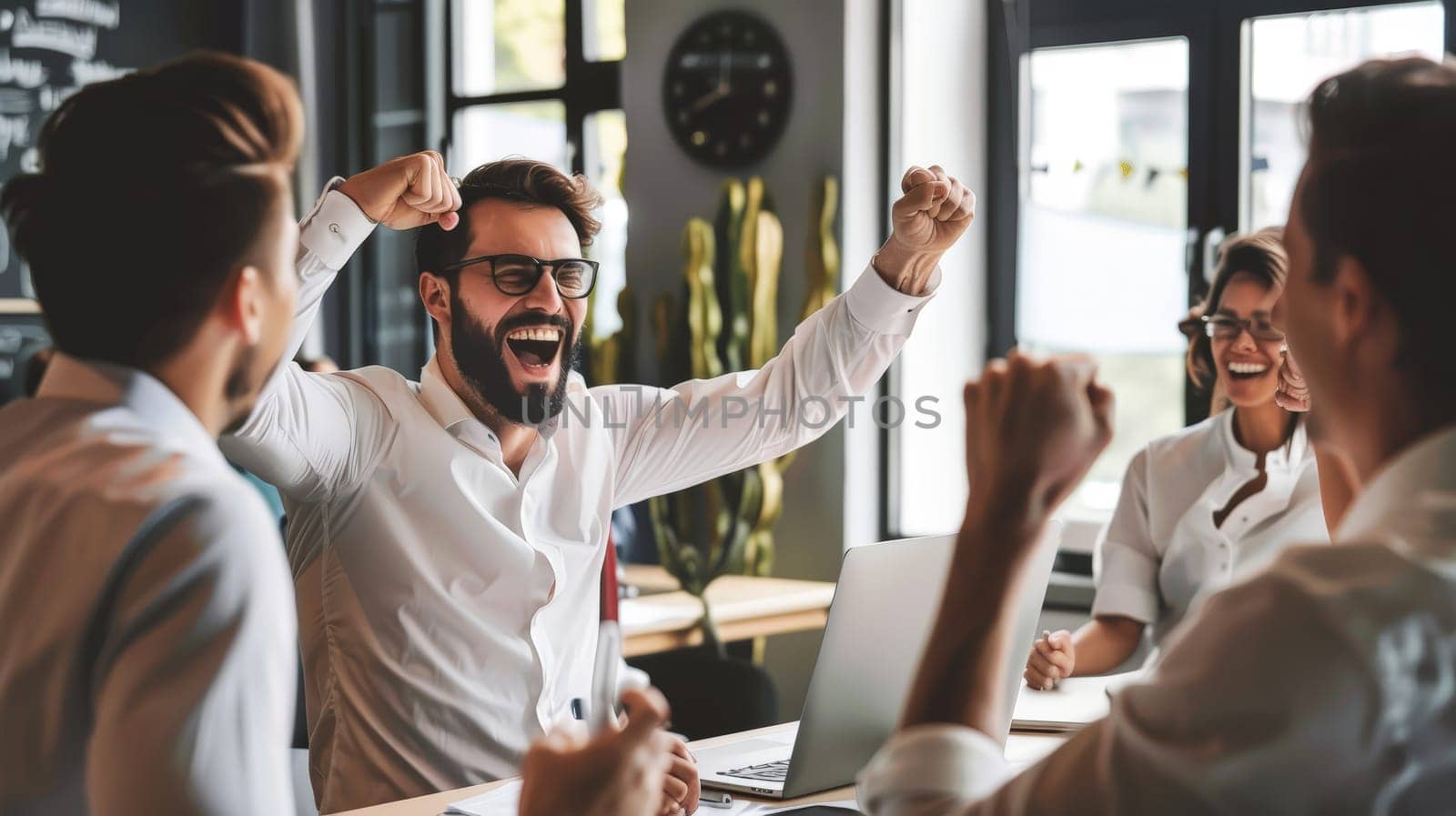 Capture the essence of workplace inspiration as employees are motivated to strive for excellence, fostering a culture of productivity and success.