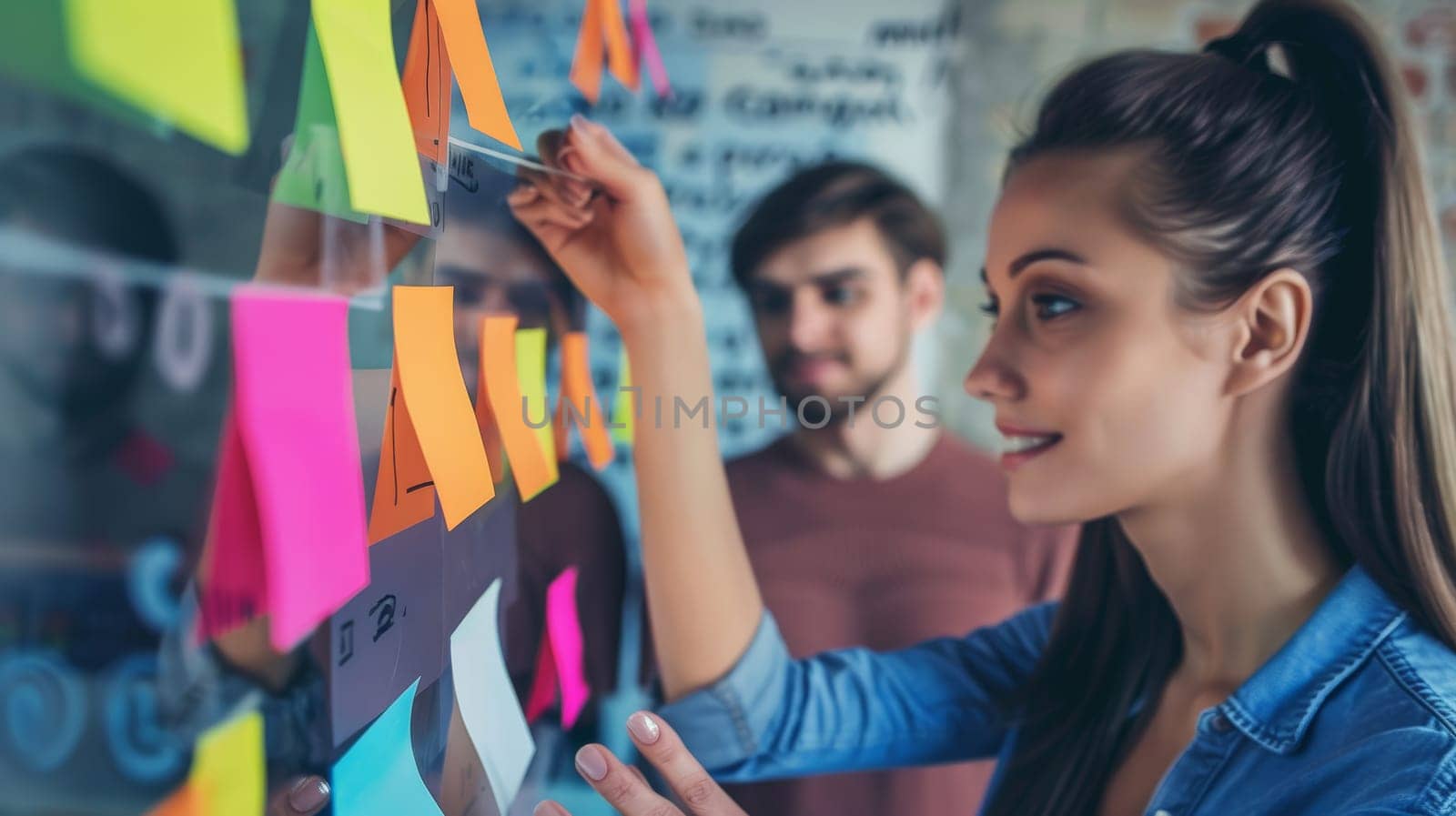Capture the essence of workplace inspiration as employees are motivated to strive for excellence, fostering a culture of productivity and success.