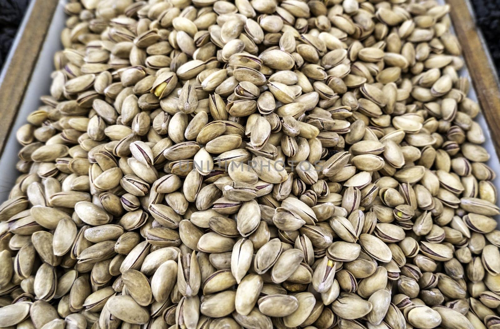 Detail of exotic nuts, healthy food, diet