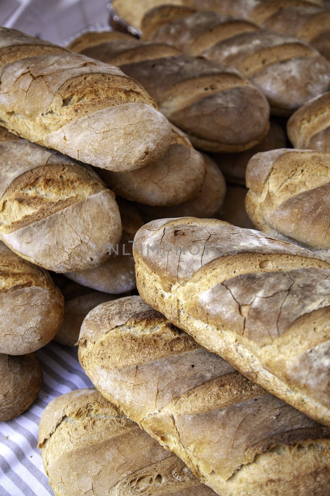 Detail of artisan bakery, healthy daily food