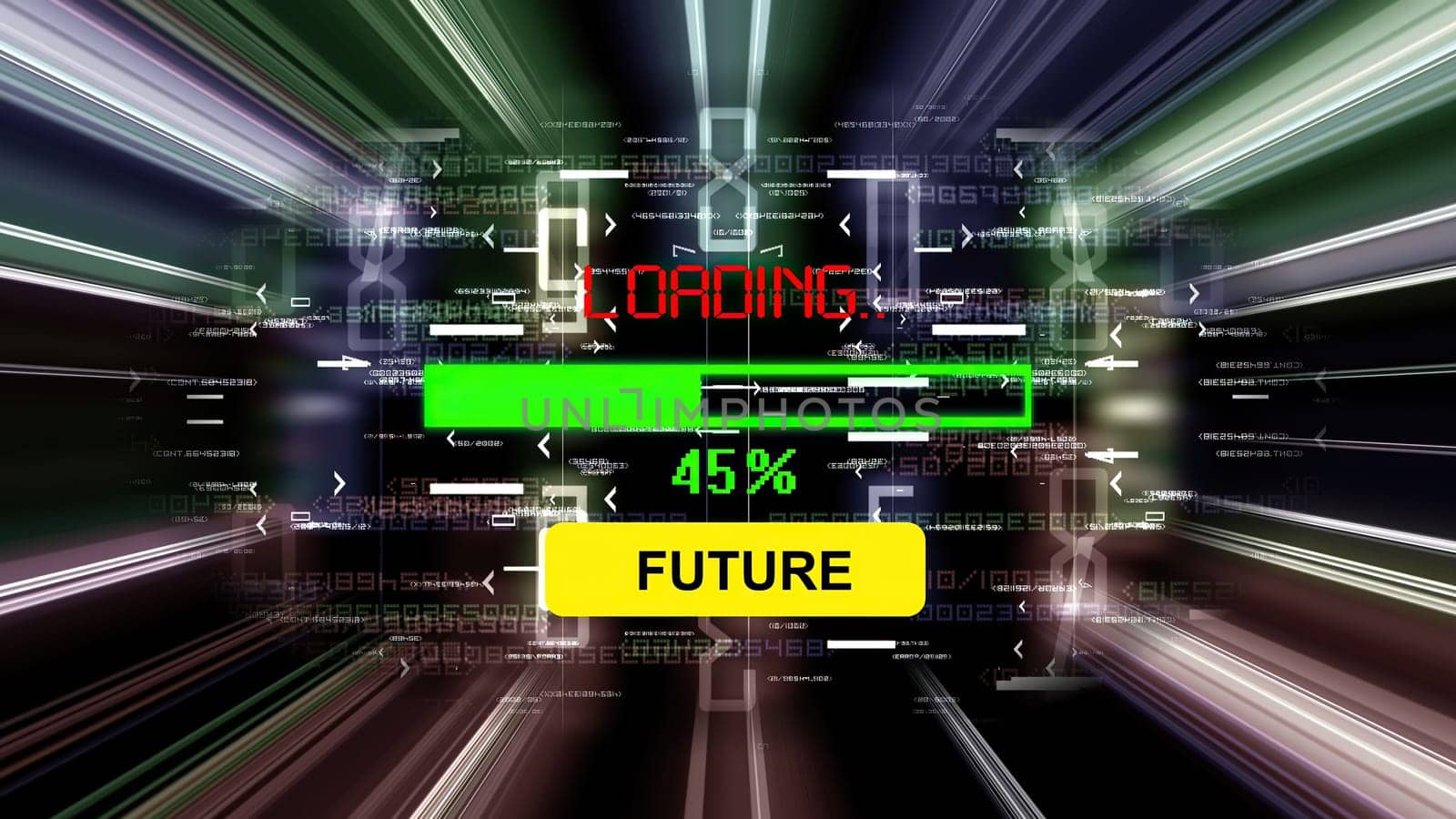Future loading progress bar on the screen,Future loading progress bar on the screen