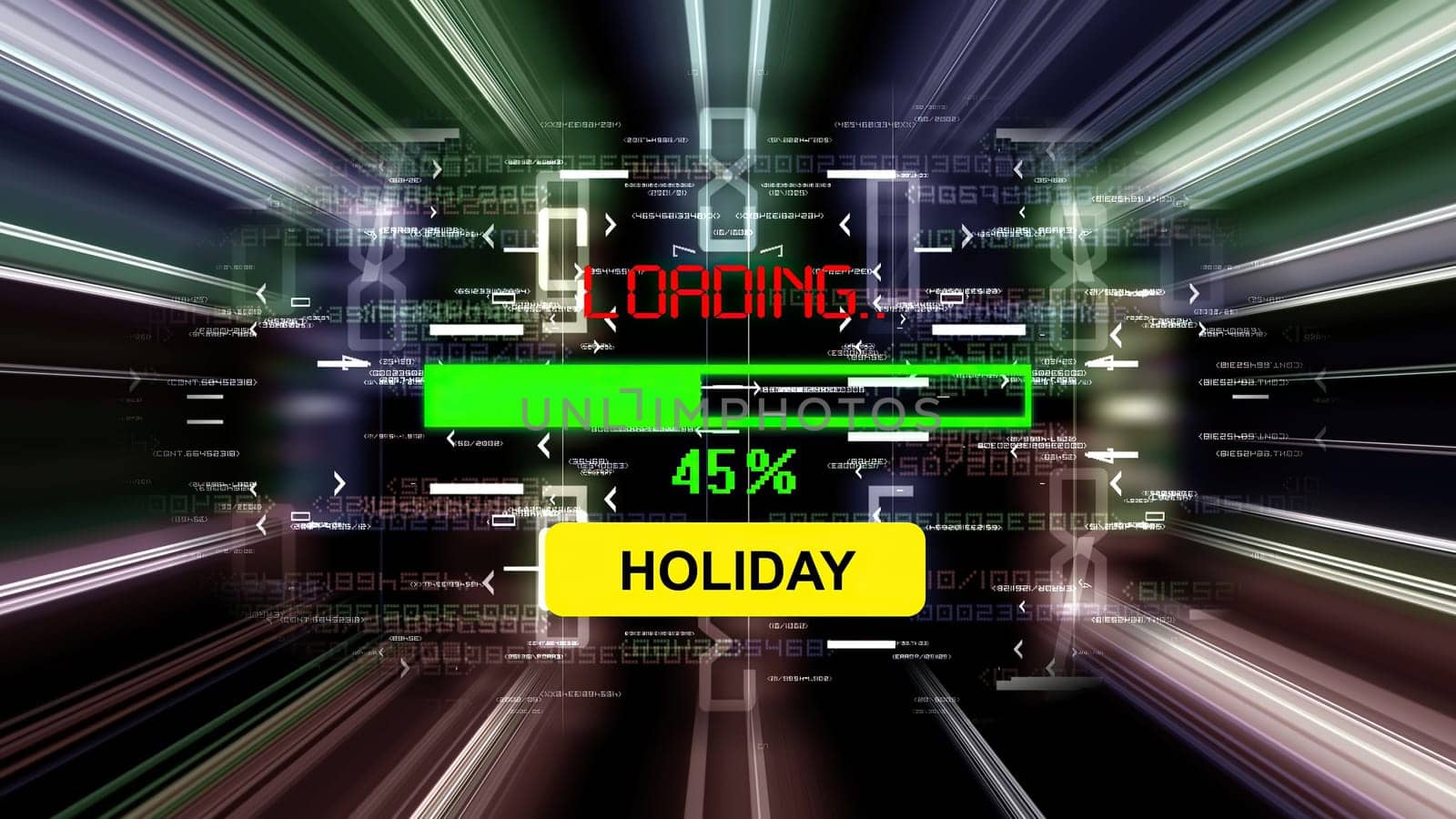 Holiday loading progress bar on the screen,Holiday loading progress bar on the screen