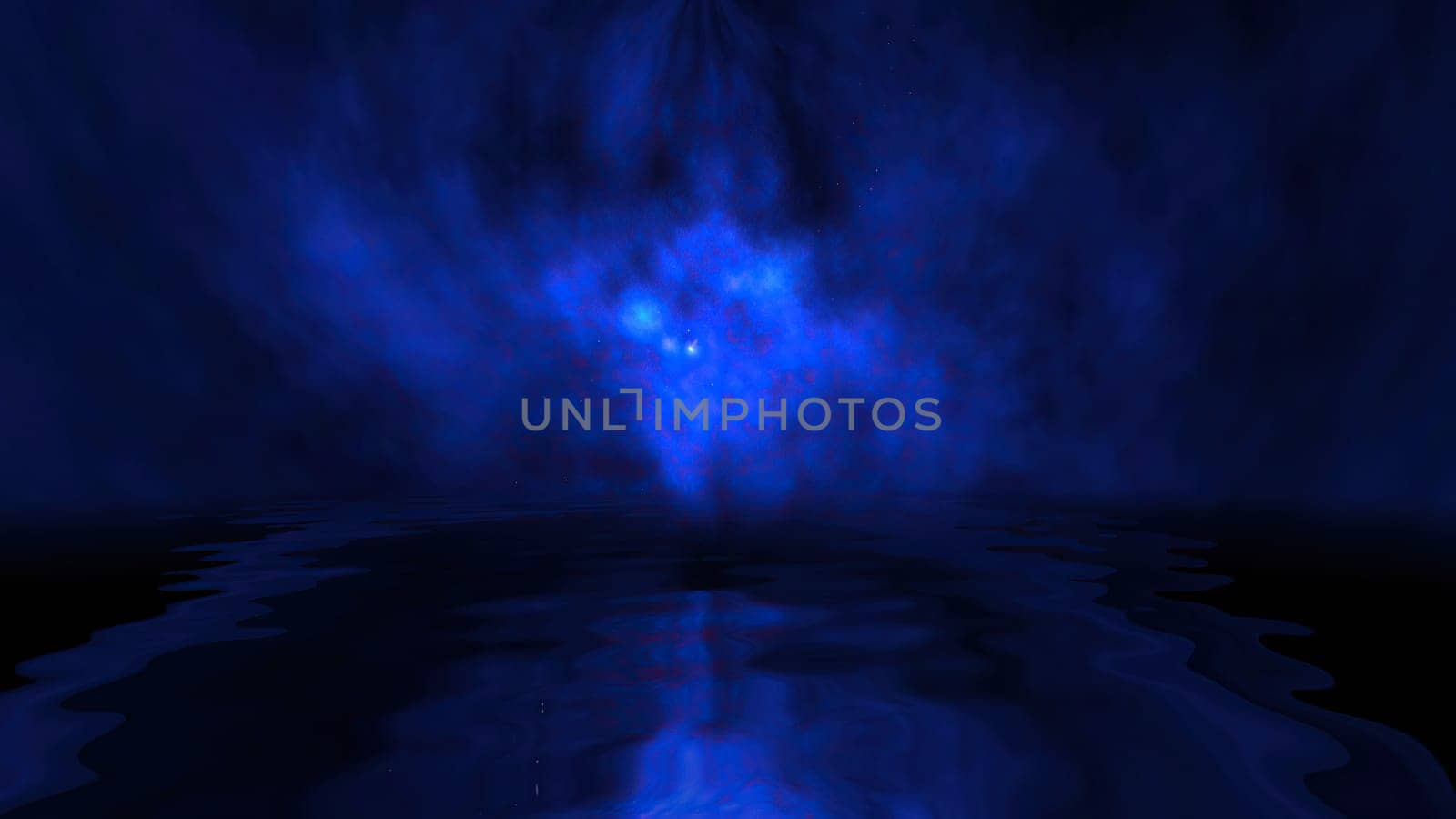 Space Universe With Stars And Galaxies reflected in water,Space Universe With Stars And Galaxies reflected in water