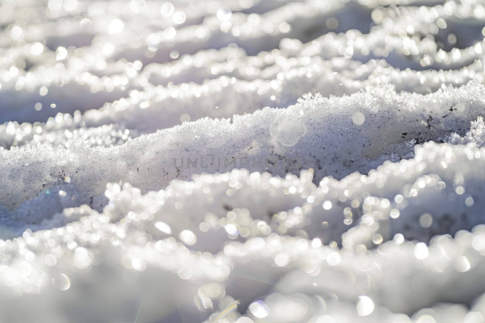 This close-up view captures water bubbles forming and rising to the surface. The bubbles are clear and vary in size, creating an intriguing pattern against a dark background.