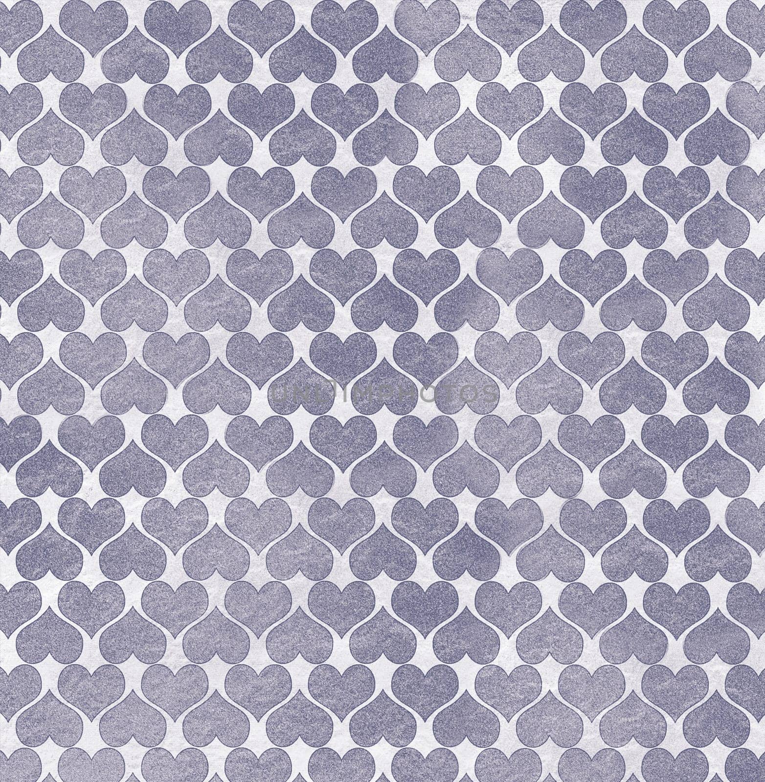 There are a lot of medium-sized blue hearts highlighted on a light background