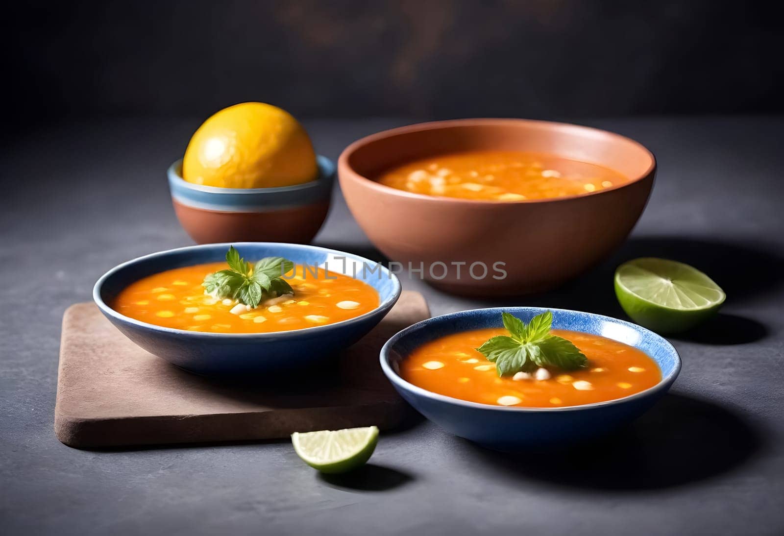 AI generated of enmoladas, a traditional mexican food with chicken meat and spicy sauce