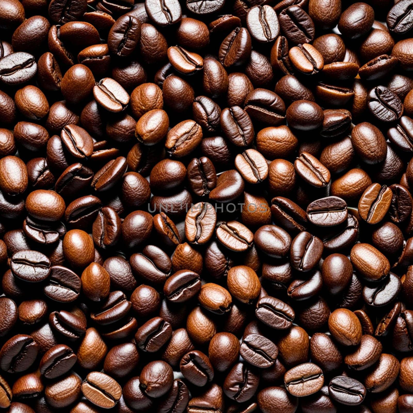 Coffee beans background