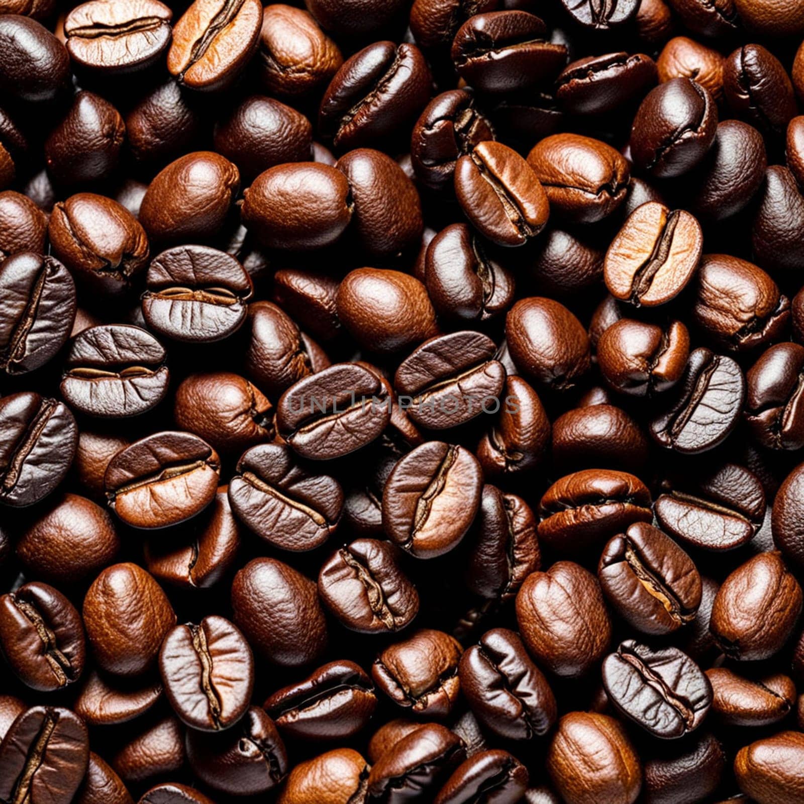 Coffee beans background