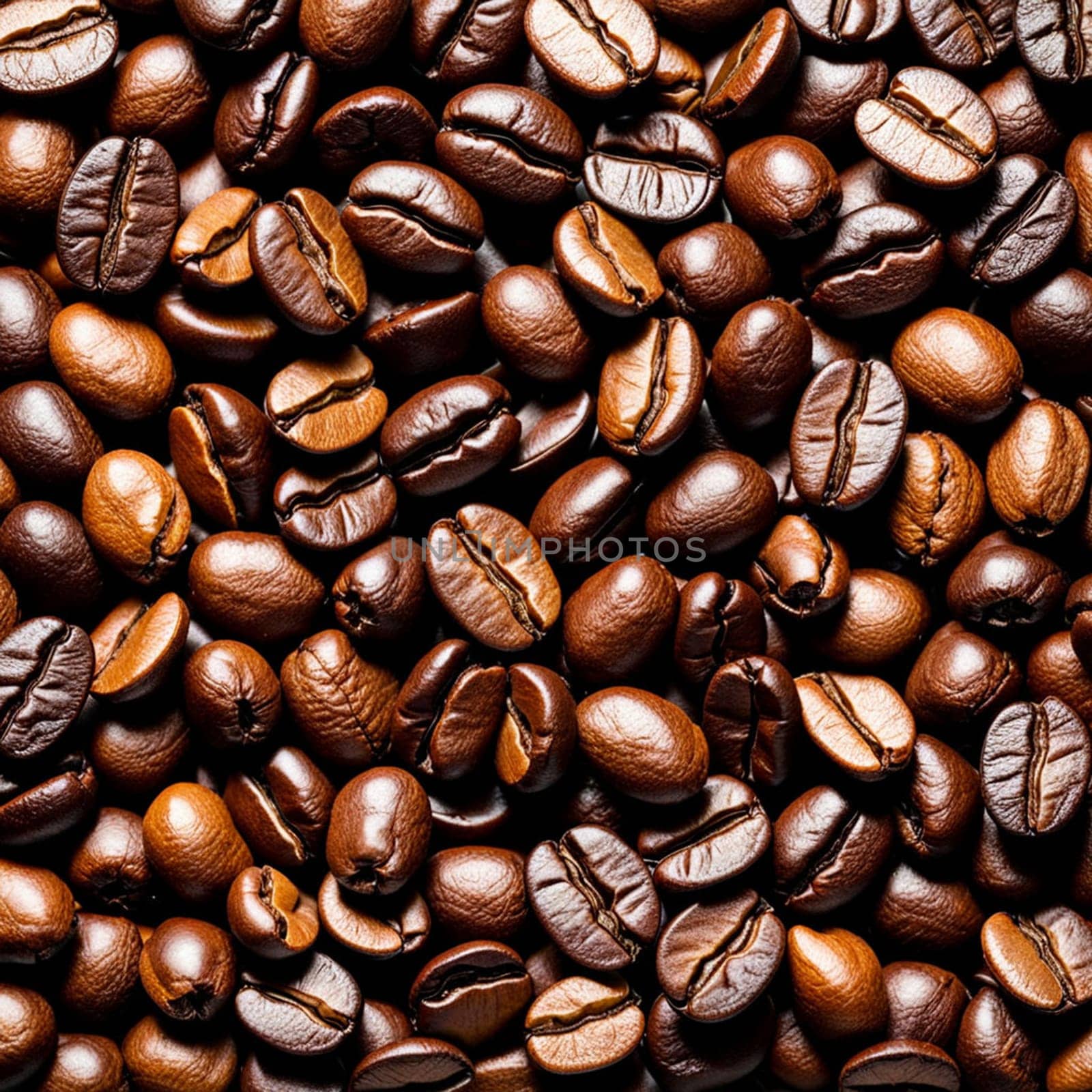 Coffee beans background