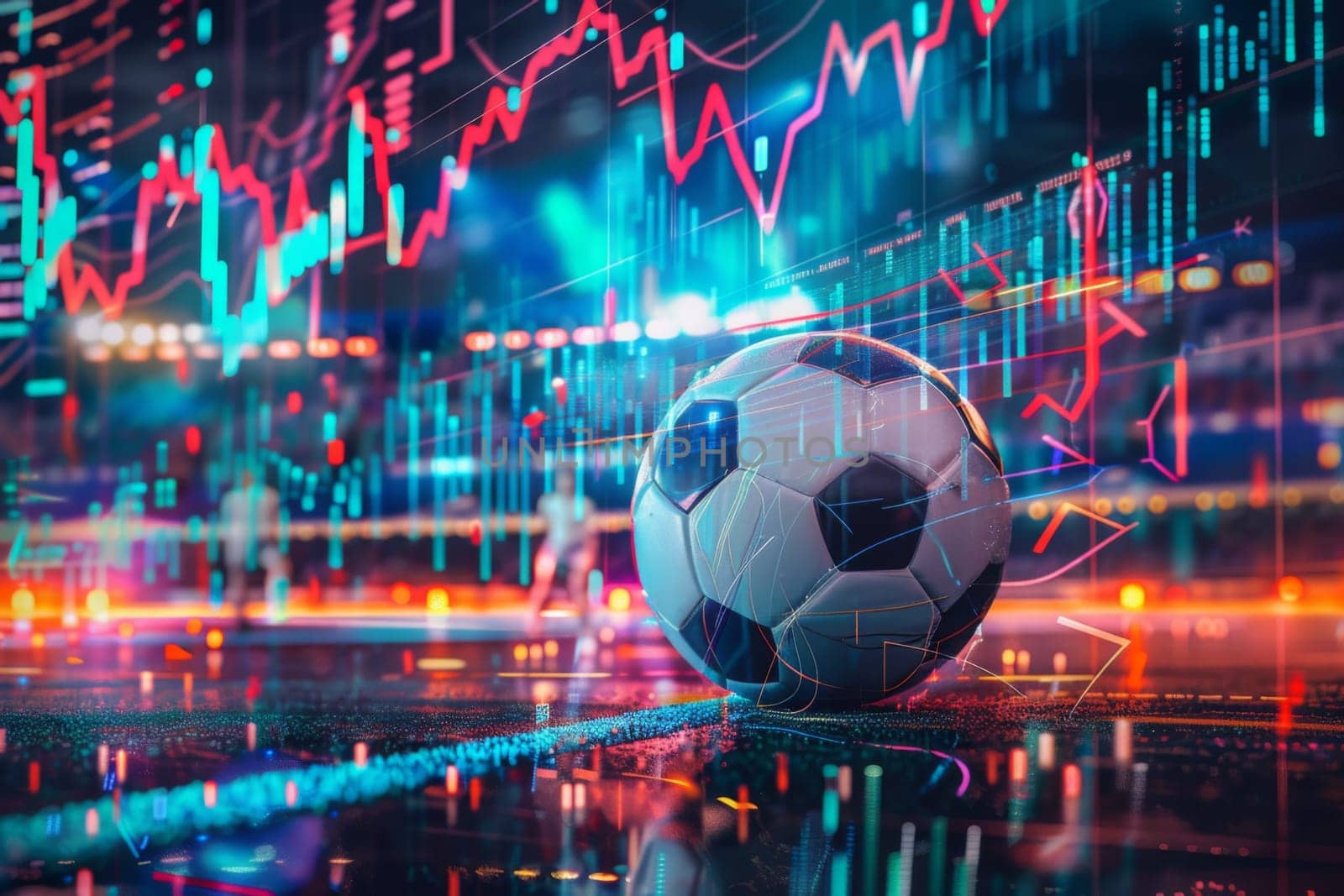 Online bet and analytics and statistics for soccer. Generative AI
