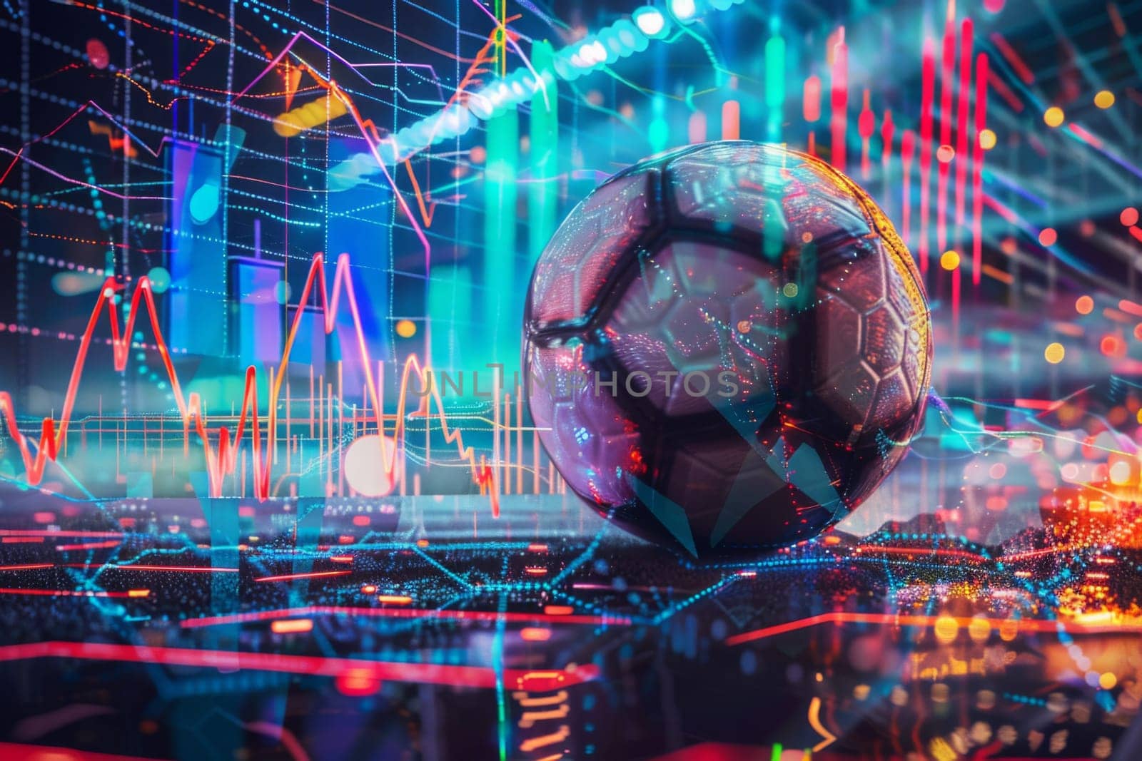 Online bet and analytics and statistics for soccer. Generative AI