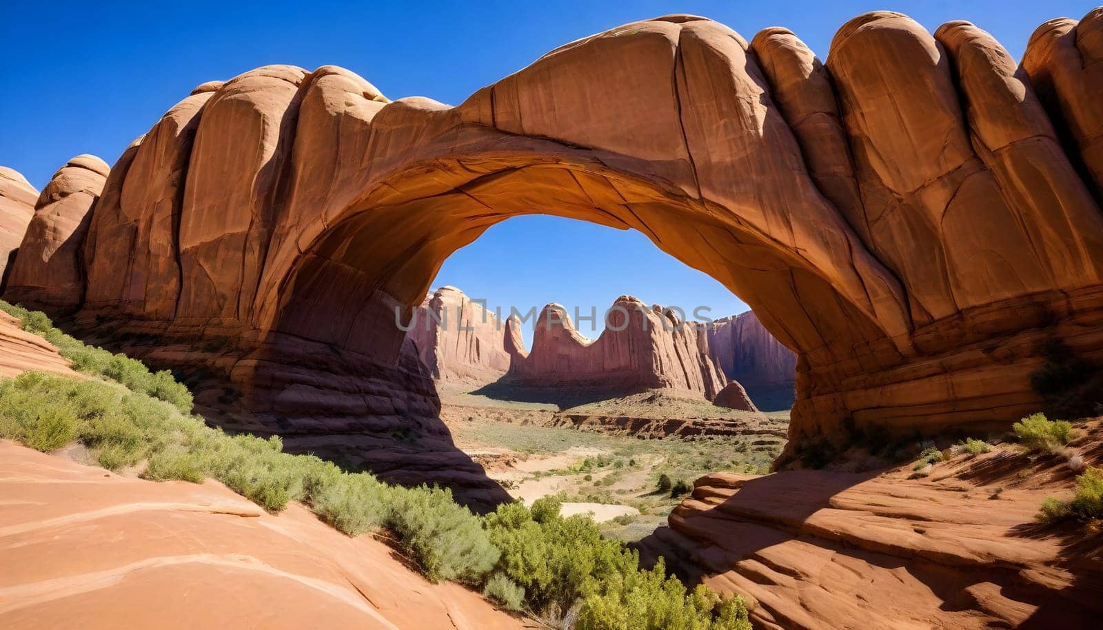 AI generated of Arches National Park in Utah , USA