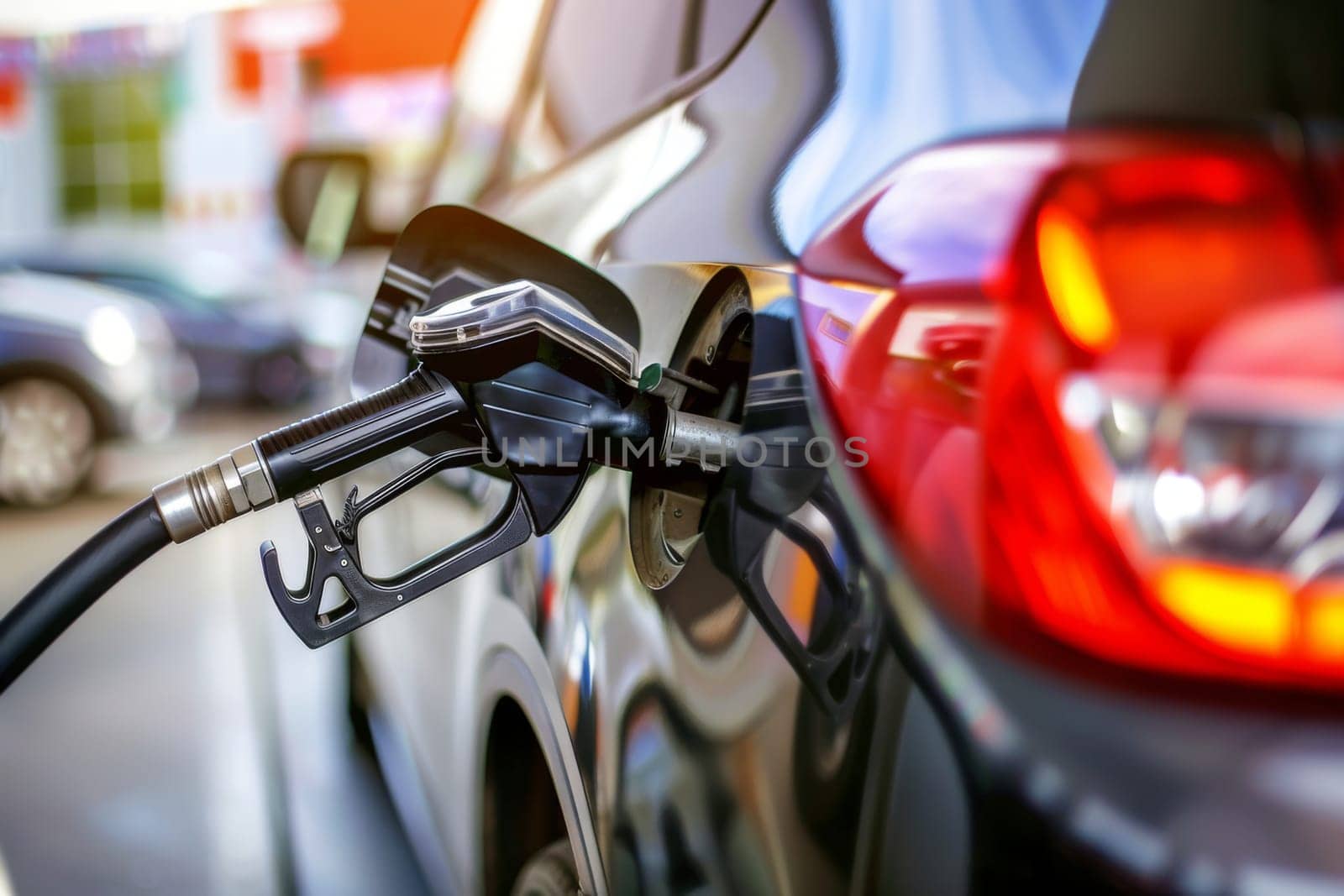 This close-up shot showcases the intricate details of a cars fuel pump. The metal components and wiring are visible, highlighting the vital role this part plays in the vehicles operation.