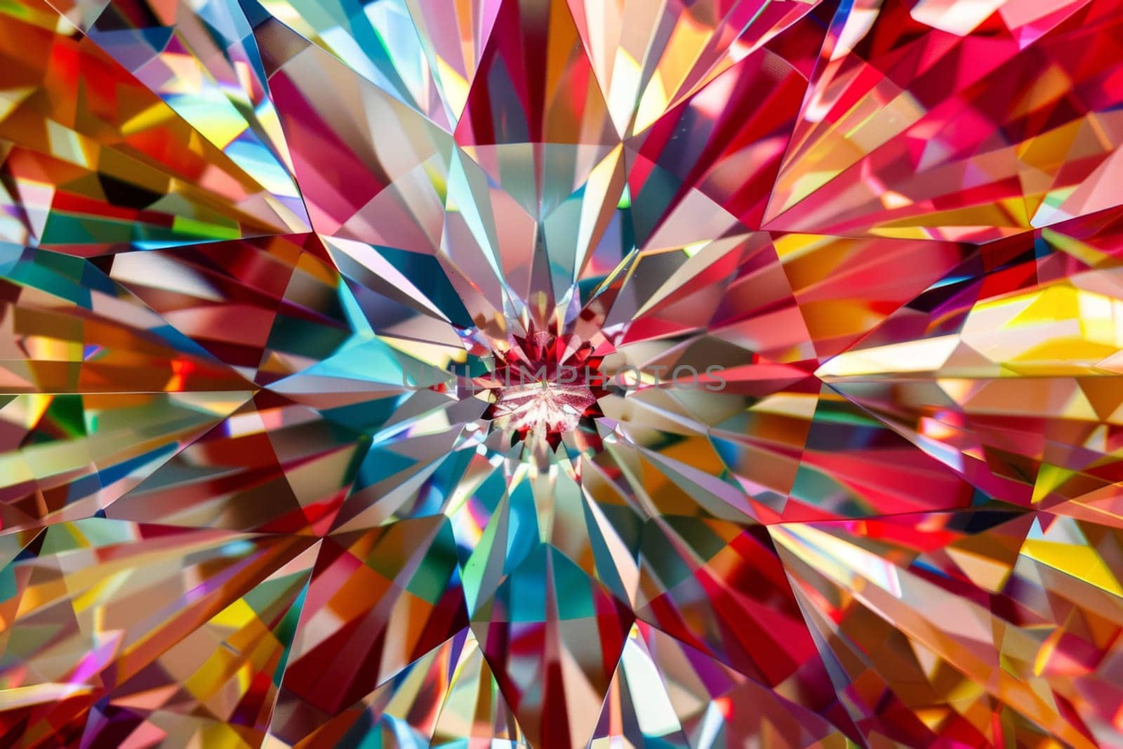 A vibrant background featuring a circular design at the center, surrounded by an array of colorful shapes and patterns. The circular motif stands out, drawing the viewers attention with its intricate details and bold colors.