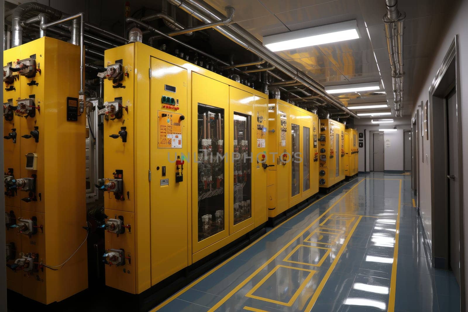 inside factory show mechanical room professional photography