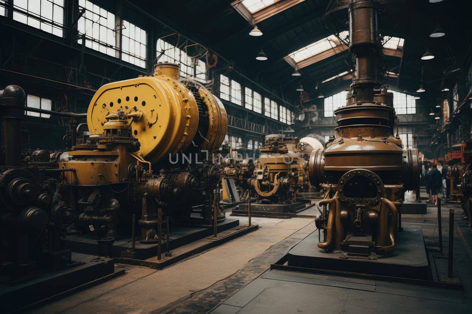 inside factory show mechanical room professional photography