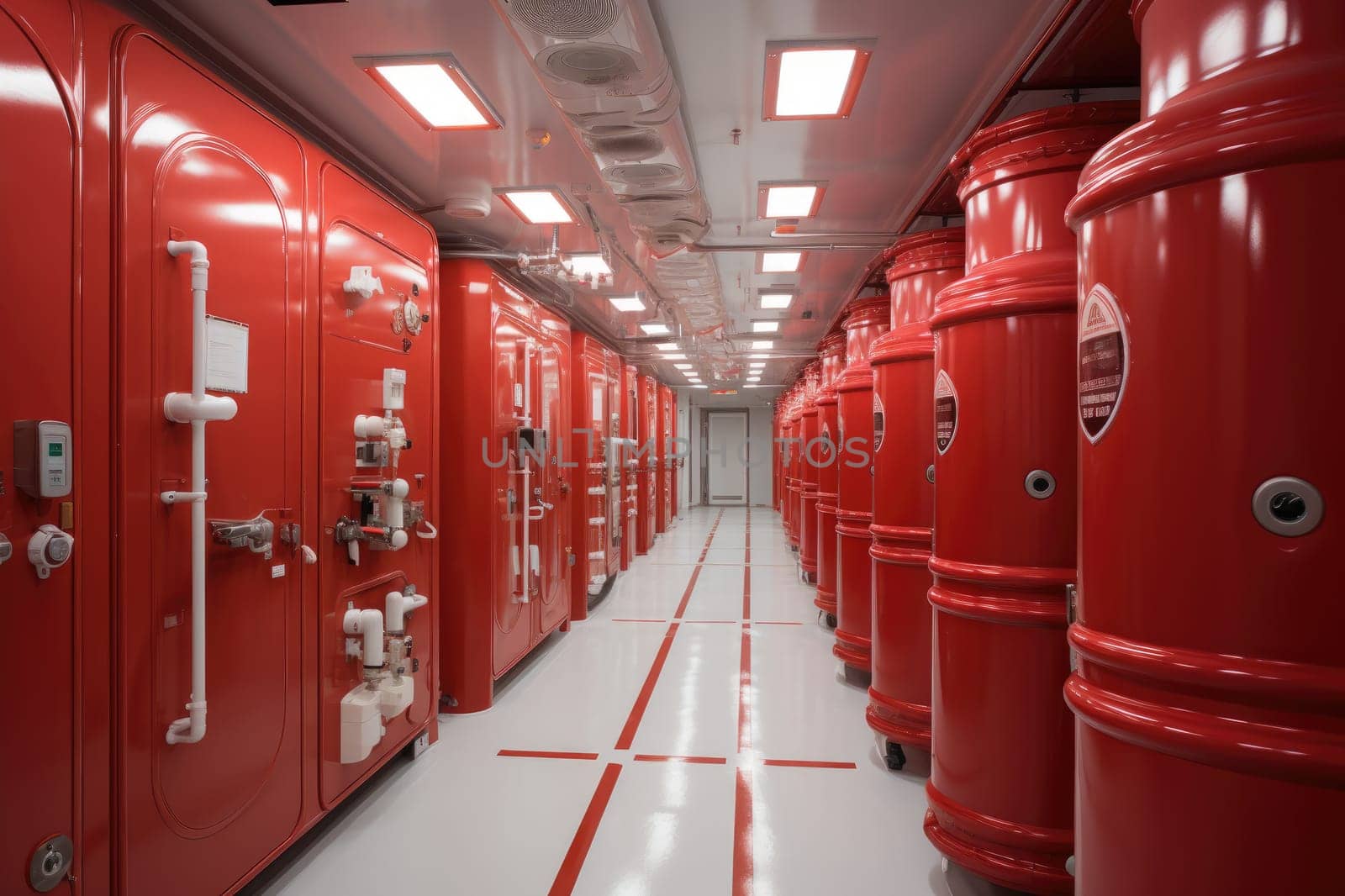 inside factory show mechanical room professional photography