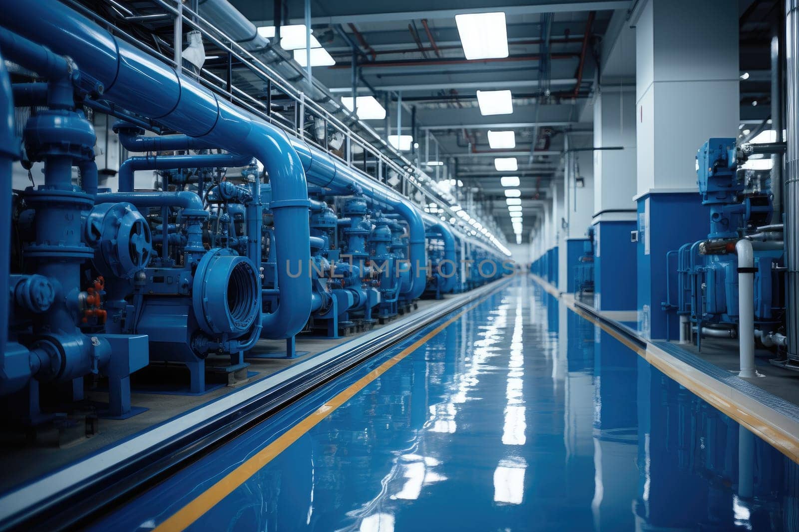 inside factory show mechanical room professional photography