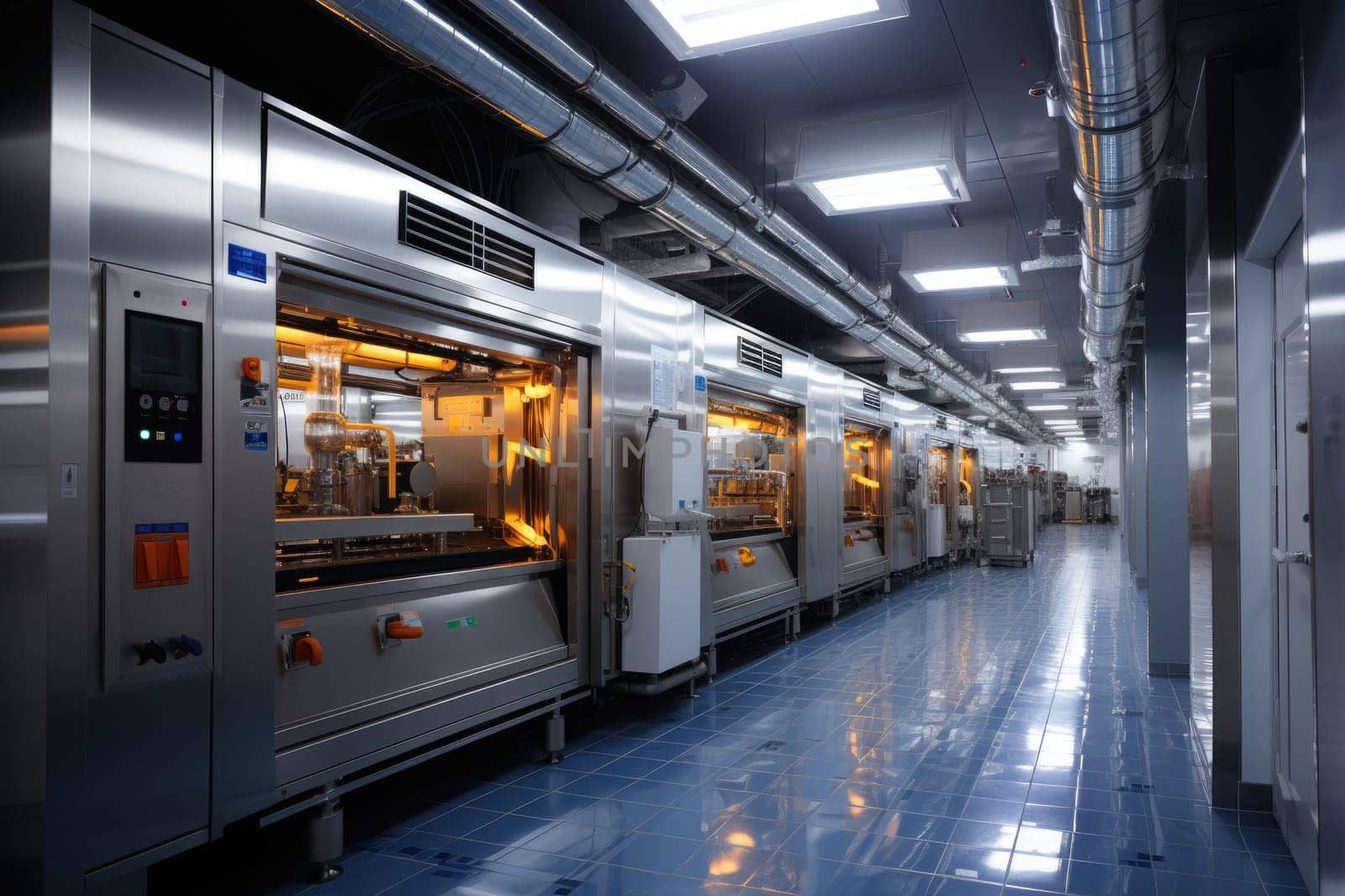 inside factory show mechanical room professional photography