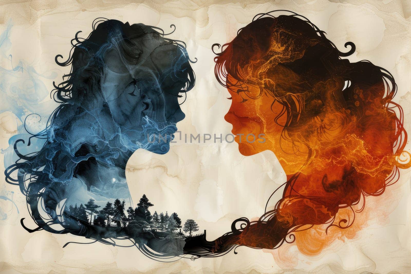 illustration and symbolizes of social issue gender inequality design images