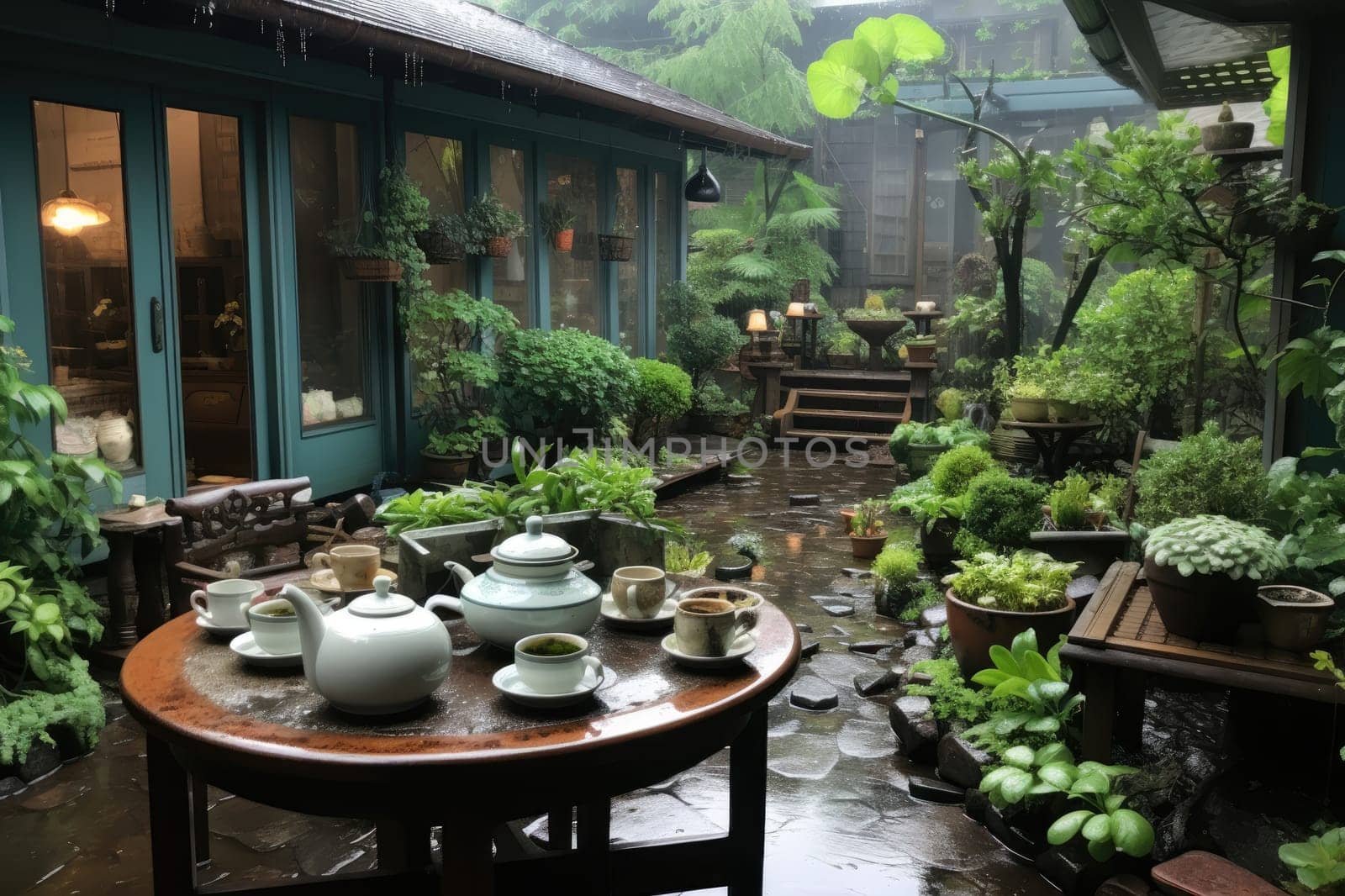 luxury homestay on a hilltop with views of green tea plantations inspiration ideas