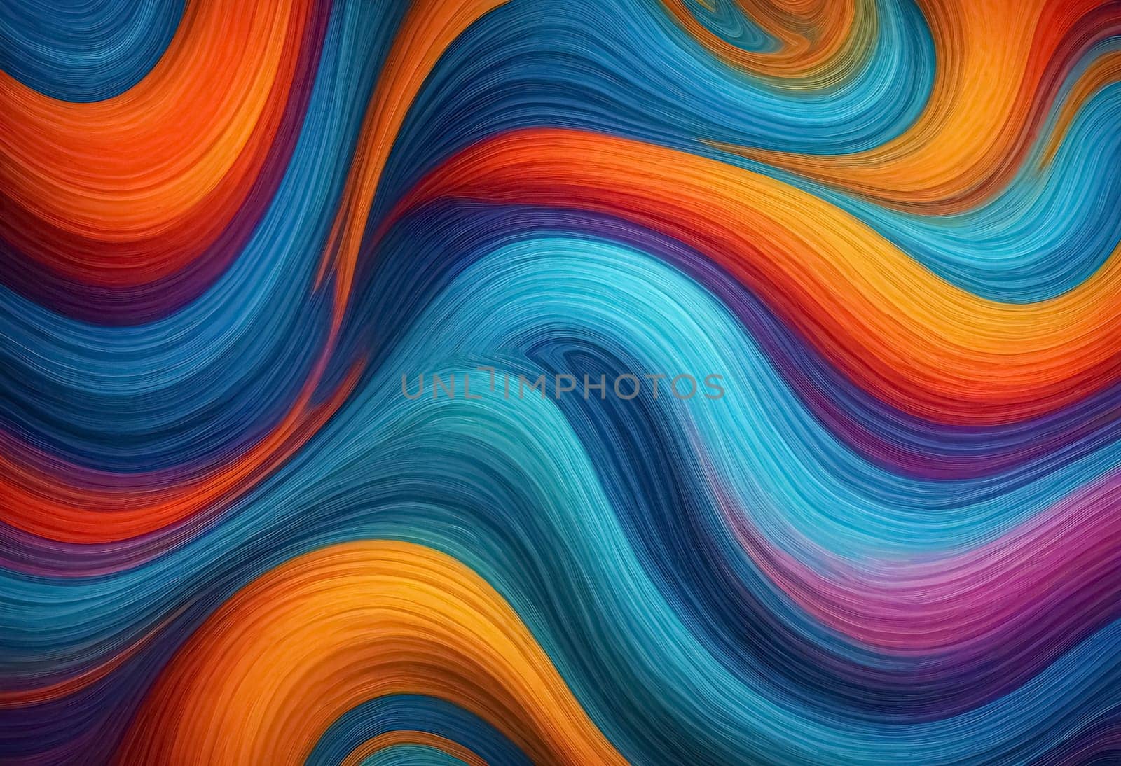 AI generated of a colorful abstract background with the colors of the rainbow