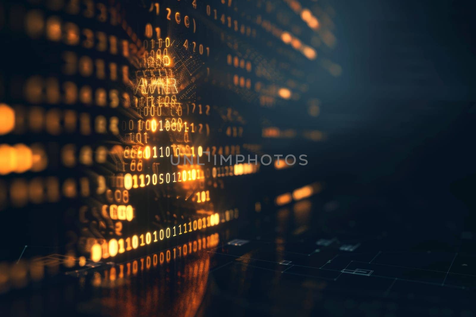 A computer screen displaying a dense grid of numbers, likely representing data or statistics being analyzed. The numbers are arranged in a structured pattern, suggesting a systematic approach to information processing.