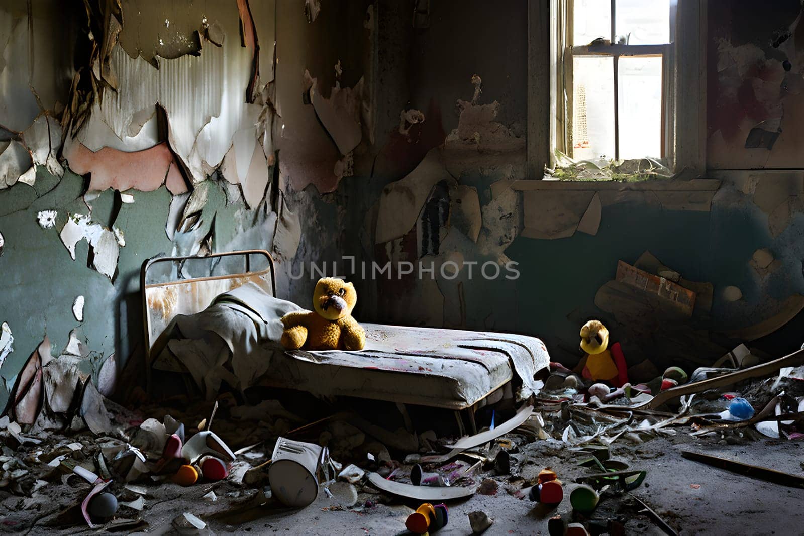 abandoned hospital dilapidated children ward
