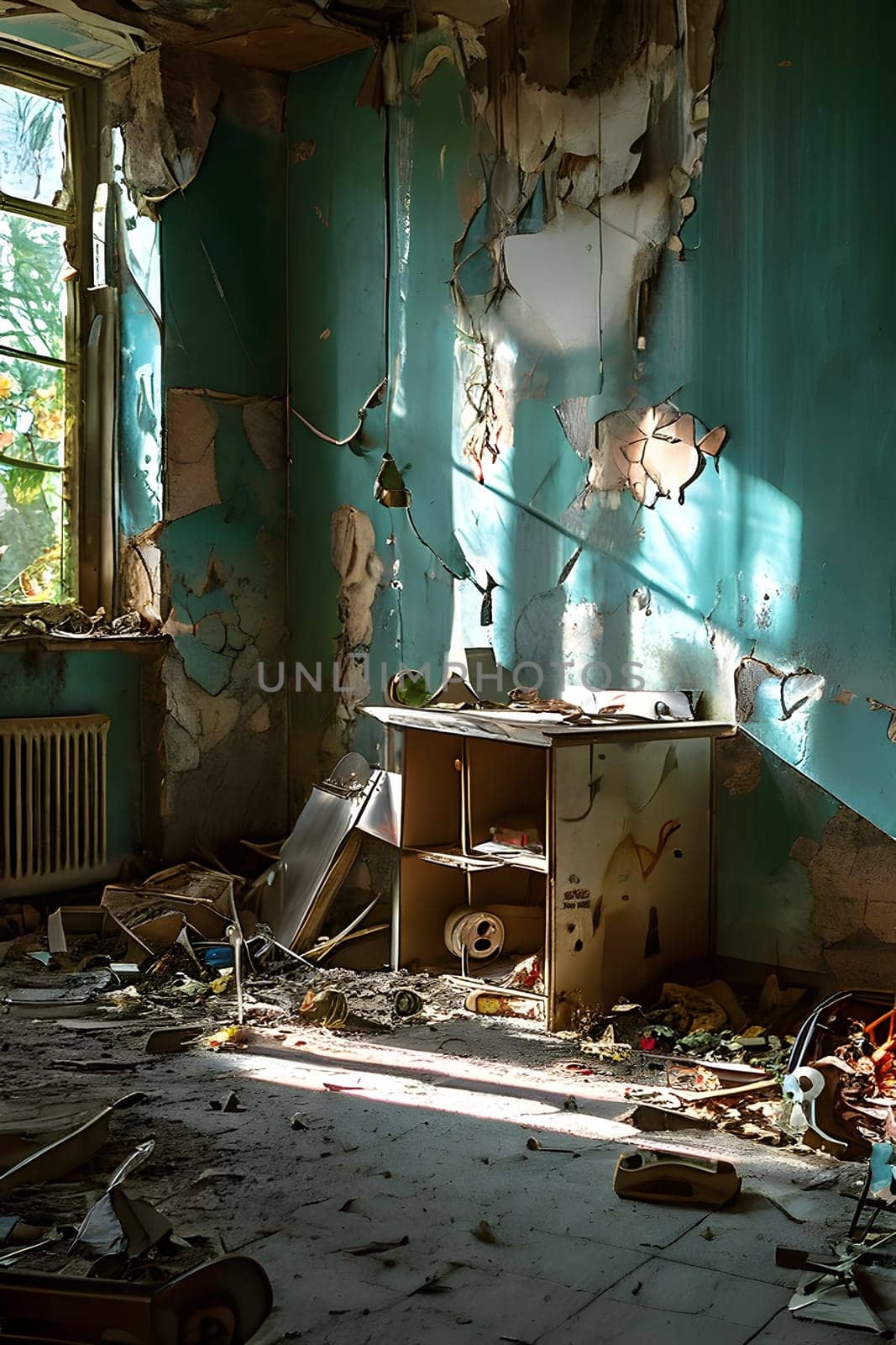 abandoned hospital dilapidated children ward