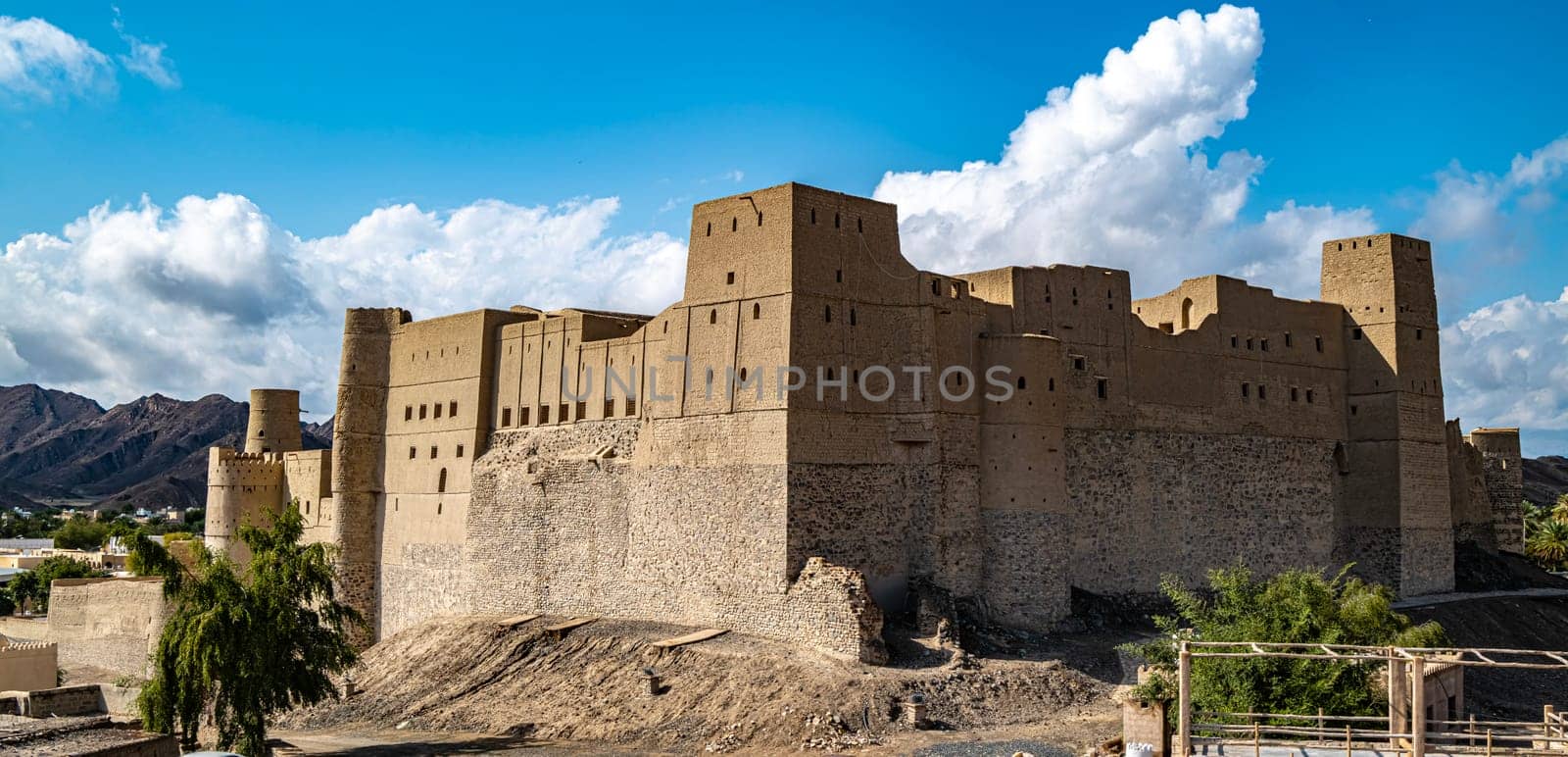 Bahla Fort in Ad Dakhiliyah Governorate, Oman, UNESCO World Heritage Site