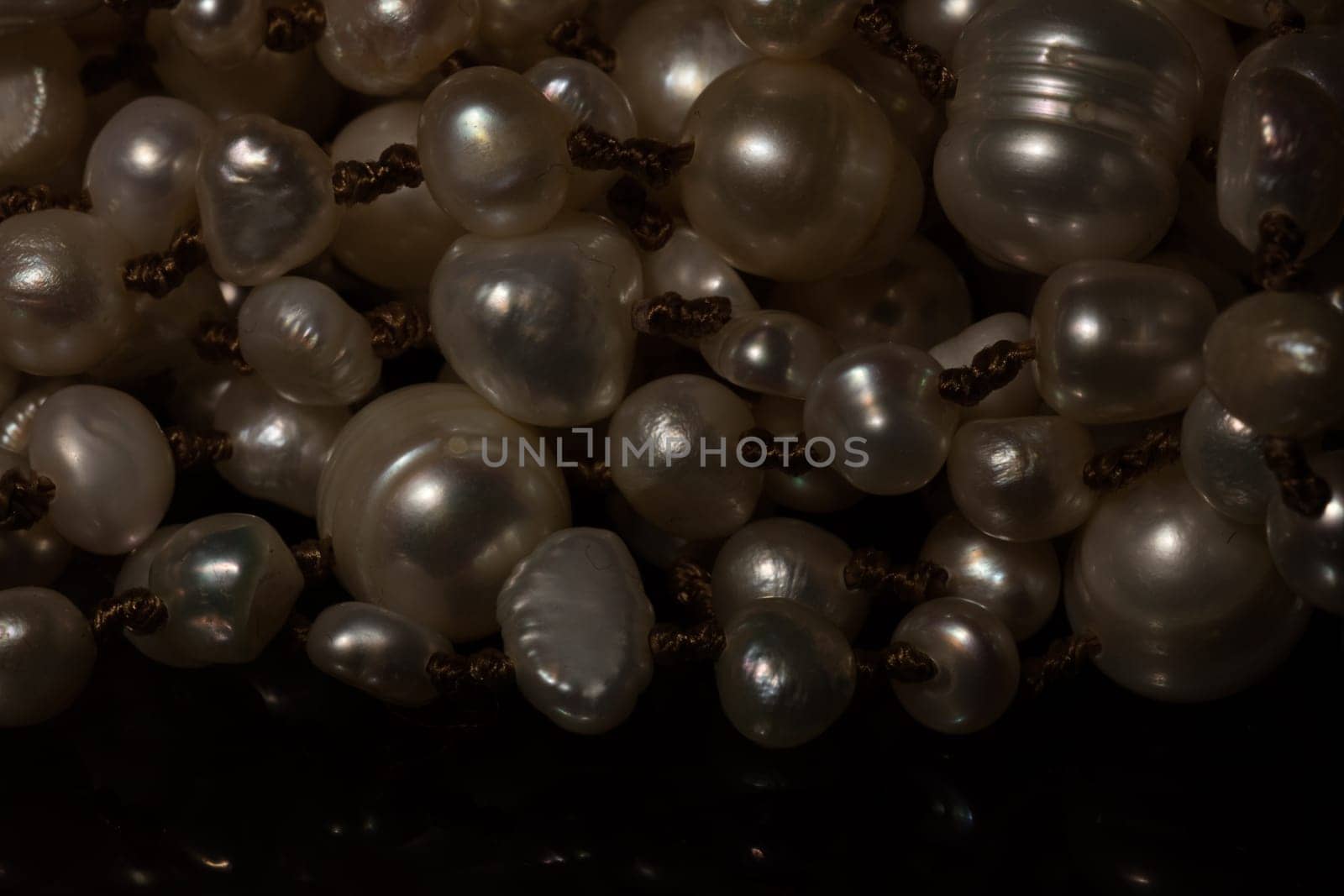 White pearl pattern. Macro. Orizontal backround wallpaper